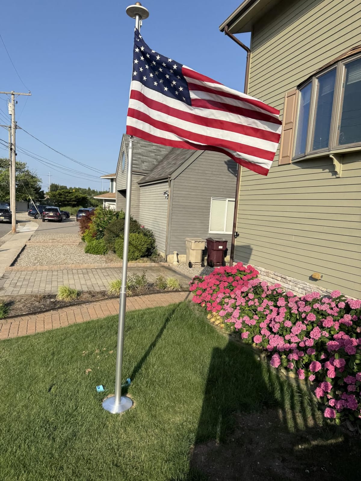 Heavy Duty Telescoping Flagpole Kit (25 Foot, Silver) customer photo 2