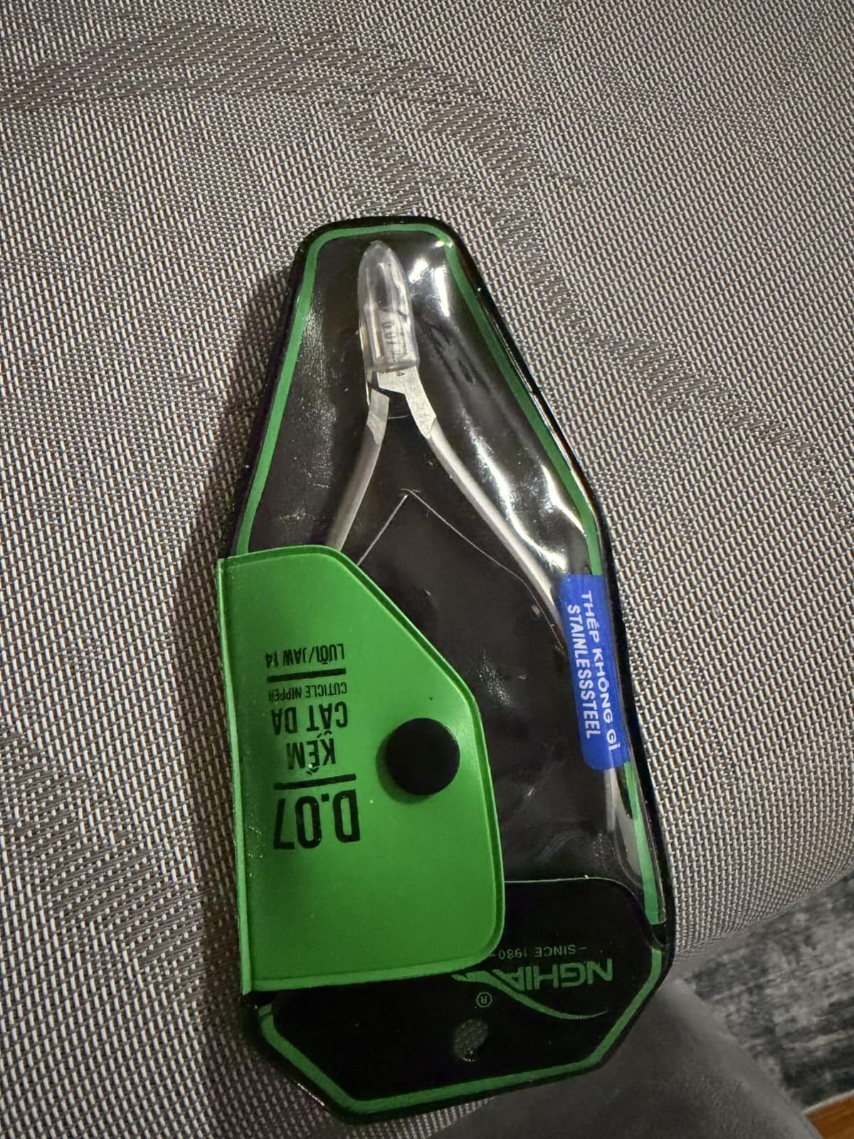 NGHIA Cuticle Nipper - D-07 JAW 14 | Stainless Steel | Durable and Sharp | Ergonomic Design | Grey Plated | Ideal for Salons and Home Use customer photo 1