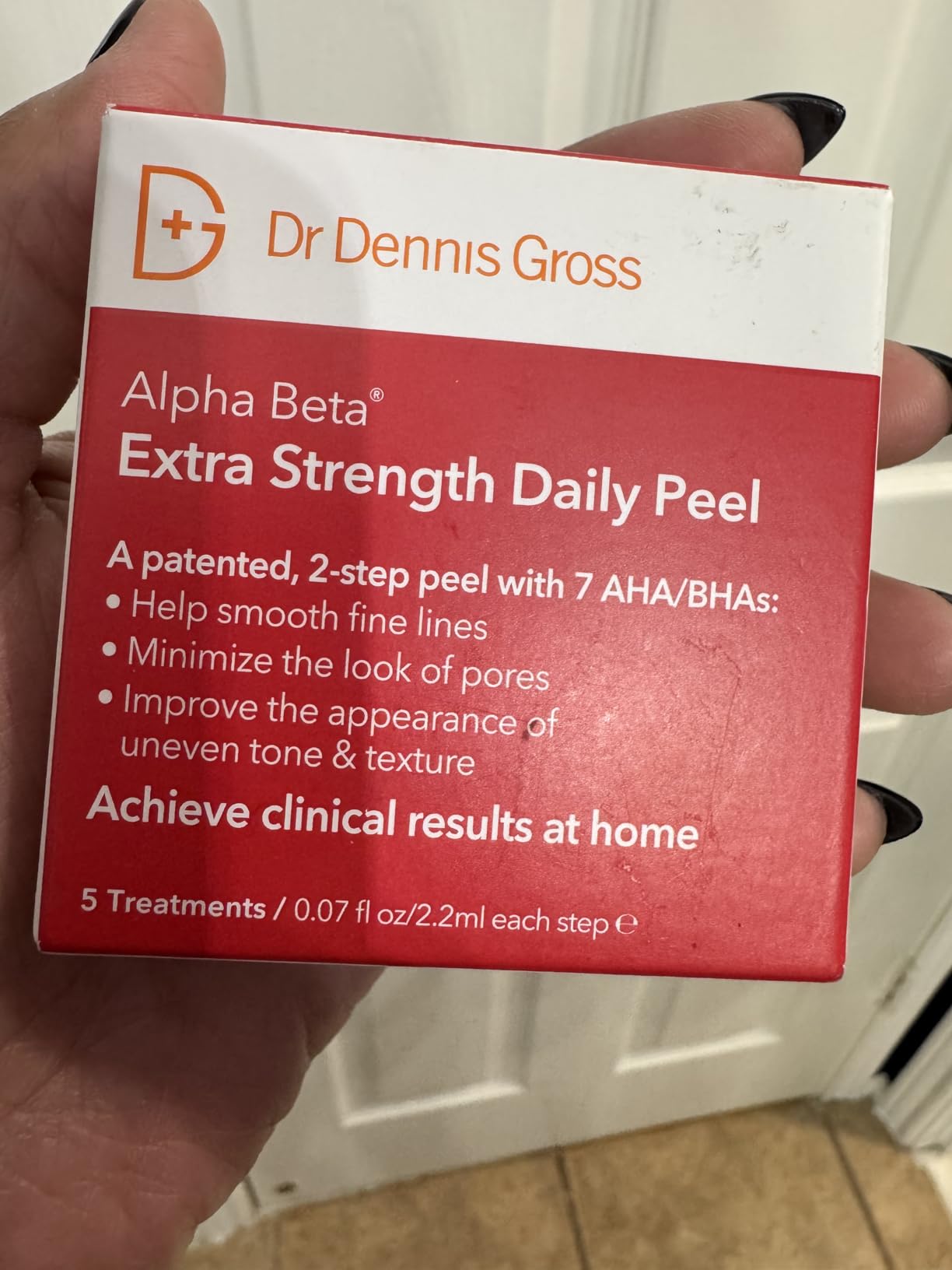 Dr Dennis Gross Alpha Beta Extra Strength Exfoliating Daily Peel - 5 Pack customer photo 1