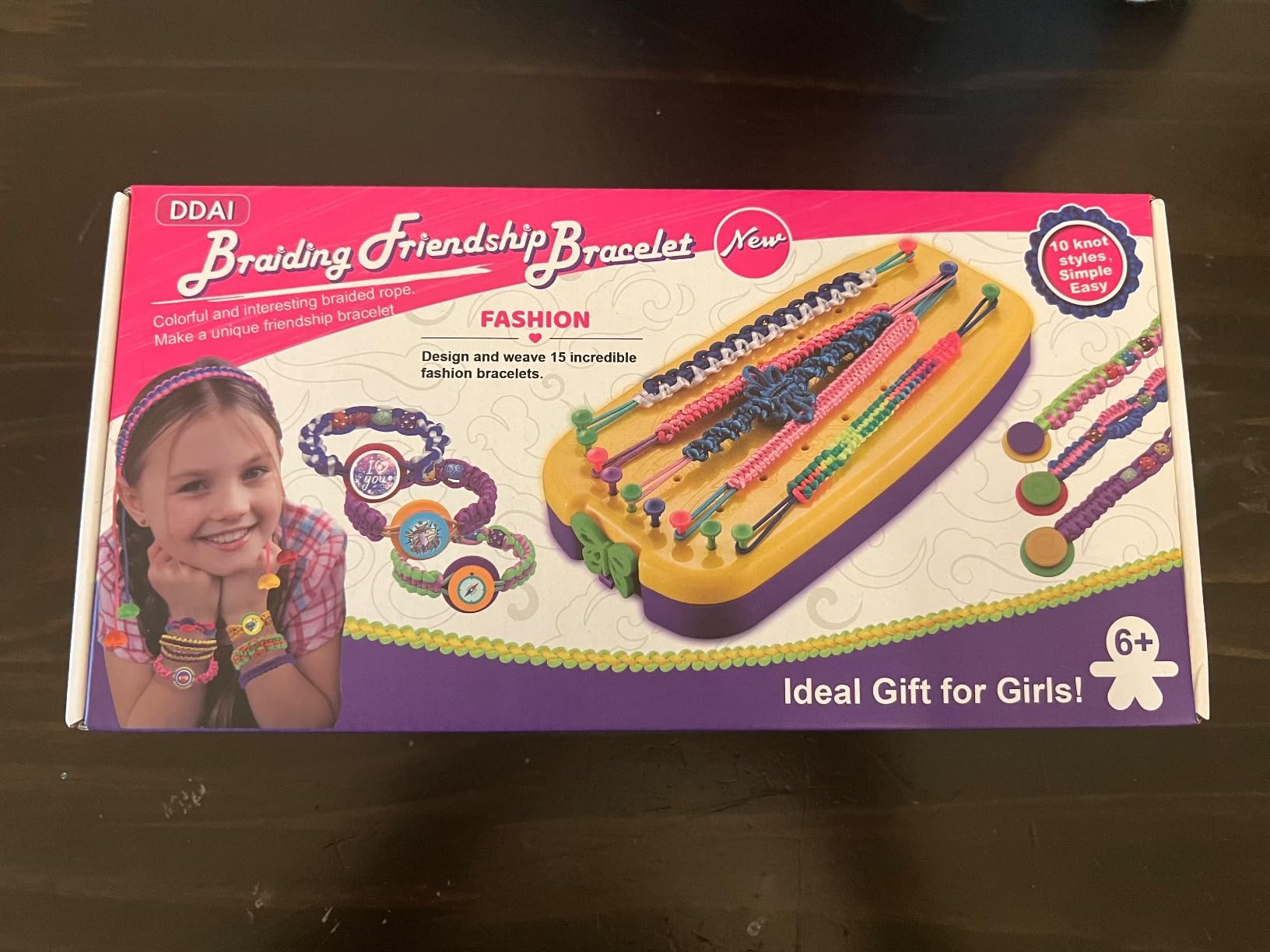 DDAI Arts and Crafts for Kids Age 8-12 Friendship Bracelet Making Kit for Girls - Best Birthday Gifts Ideas for Girl 7 9 10 11 Year Old customer photo 1