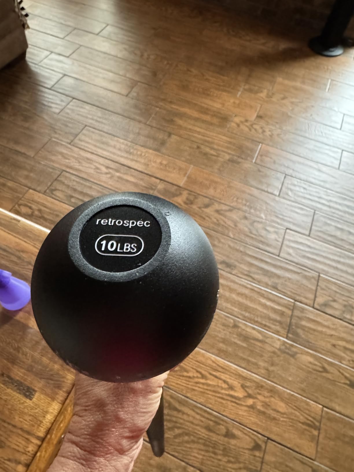 Retrospec Revolve Steel Macebell for Strength Training, Rehabilitation, Stretching, Conditioning and Rotational Training - 5, 7, 10, 15, 20, 30lb Options for Women & Men customer photo 2