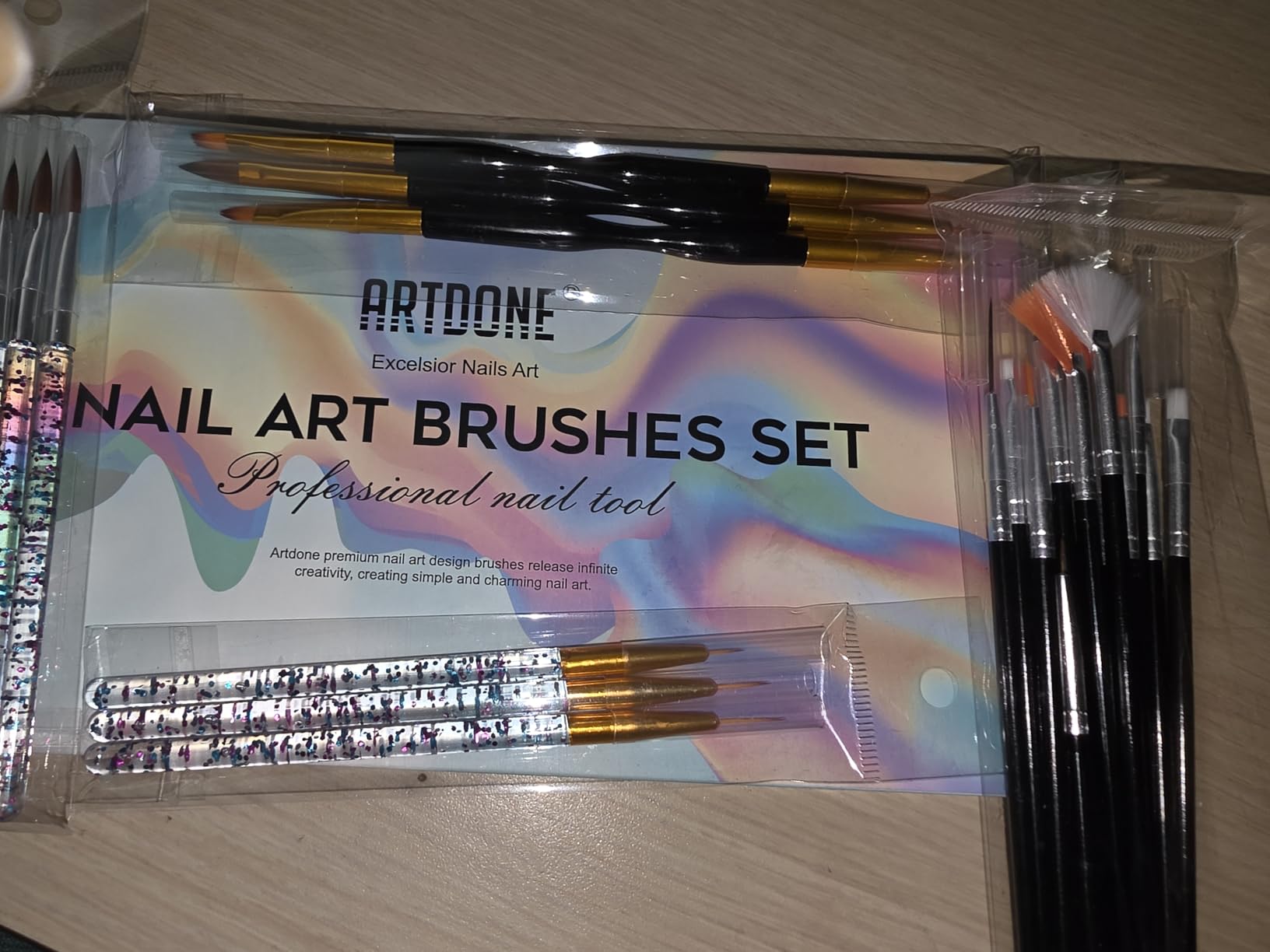Artdone 31pcs Nail Art Brushes Tools Set Dotting Tools for Gel Polish customer photo 2