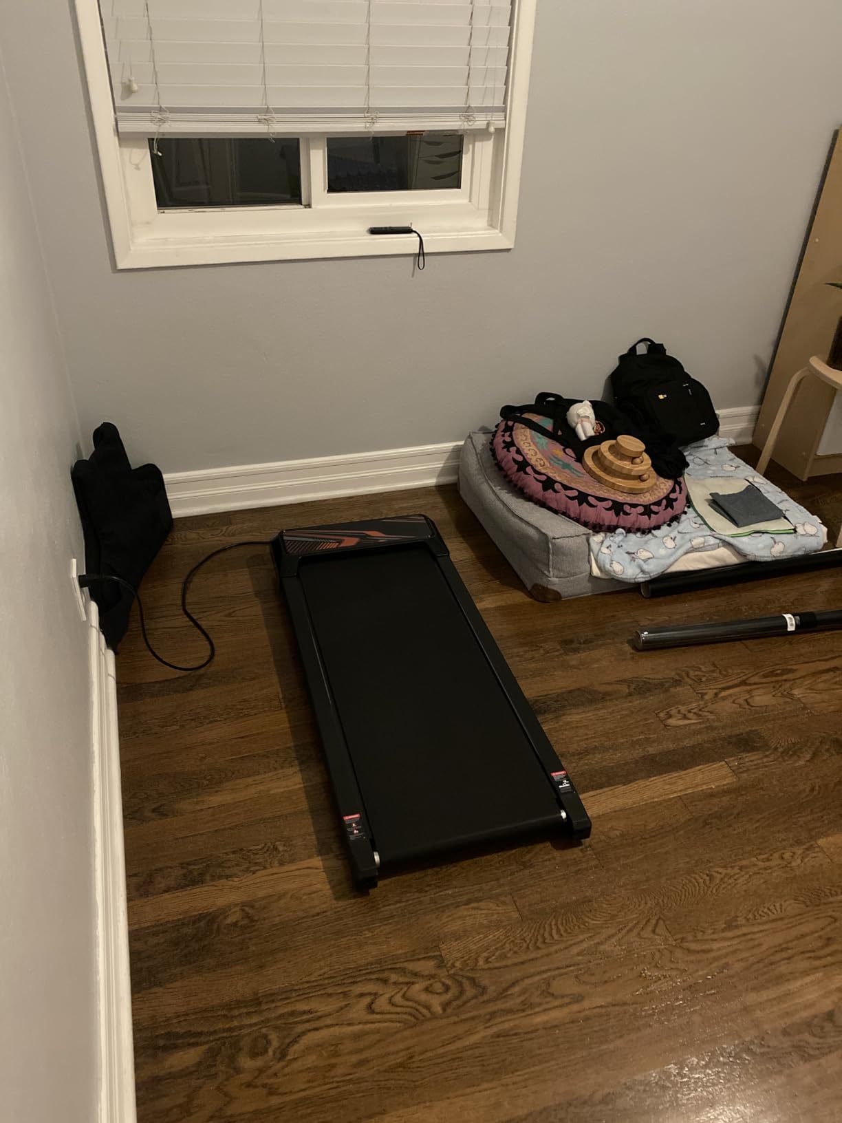 UREVO Smart Walking Pad, Compact Under Desk Treadmill with Double Shock Absorption, Quiet Operation, Workout APP with Track Insights and MIIT Mode, Plug and Play, Remote or APP Control for Home Office customer photo 1