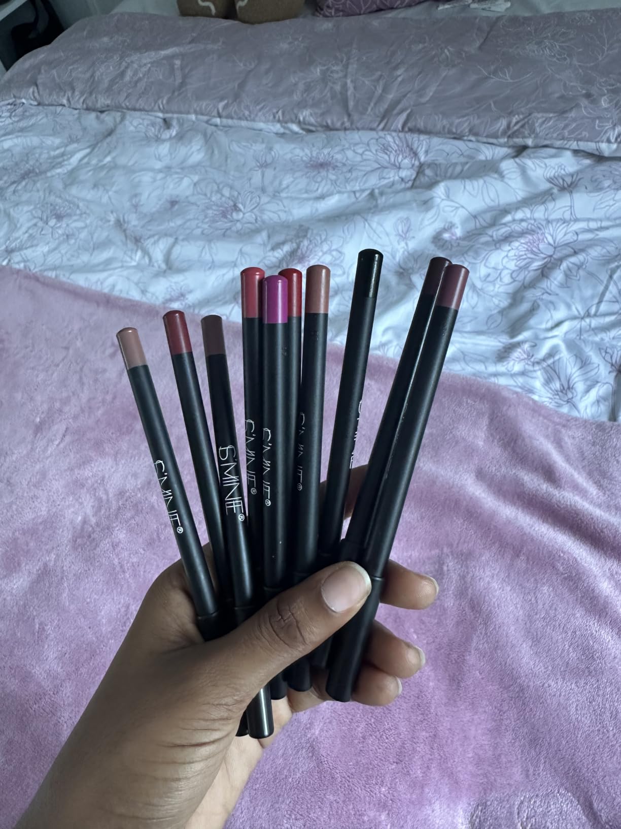 Matte Lip Liner Pencil Set, 12 Assorted Colors, Color Set -1 customer photo 2