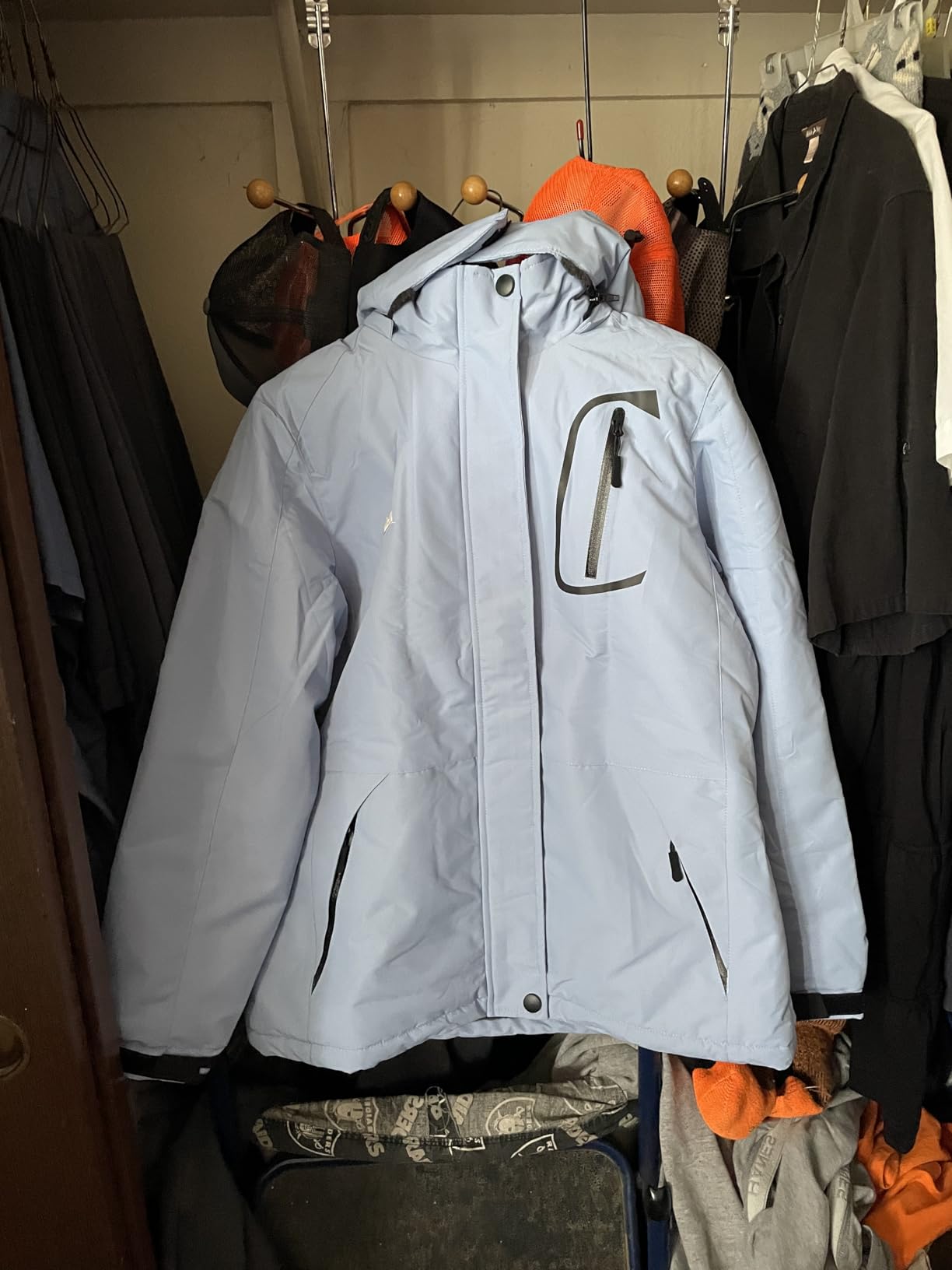 MOERDENG Women's Waterproof Warm Ski Coat Windproof Outdoor Winter Jacket customer photo 2