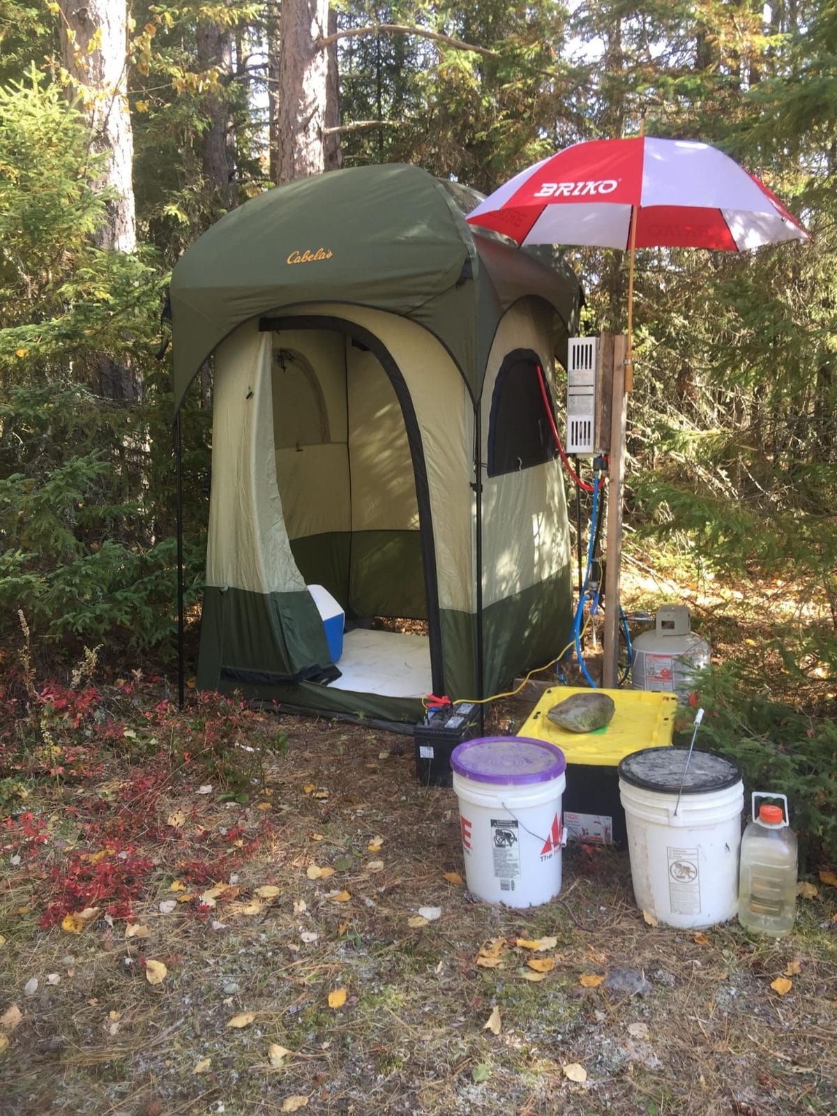CAMPLUX Portable Tankless Water Heater, 1.58 GPM Outdoor Propane Water Heater with 3.54'' S/S Rain Cap, for Camping, 41,000 BTU, BD158C customer photo 2
