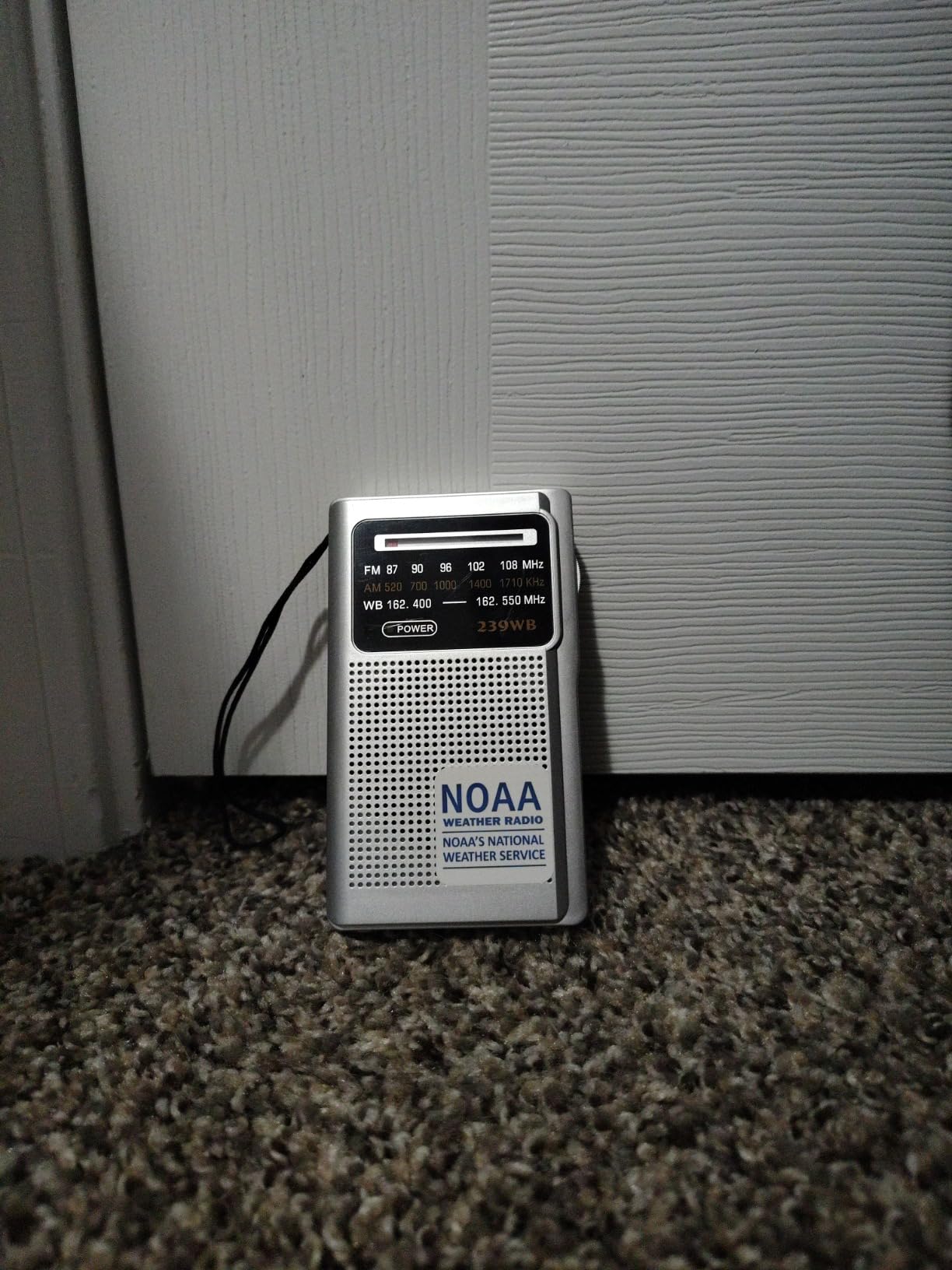 Greadio NOAA Weather Radio, AM FM Transistor Battery Operated Radio customer photo 1