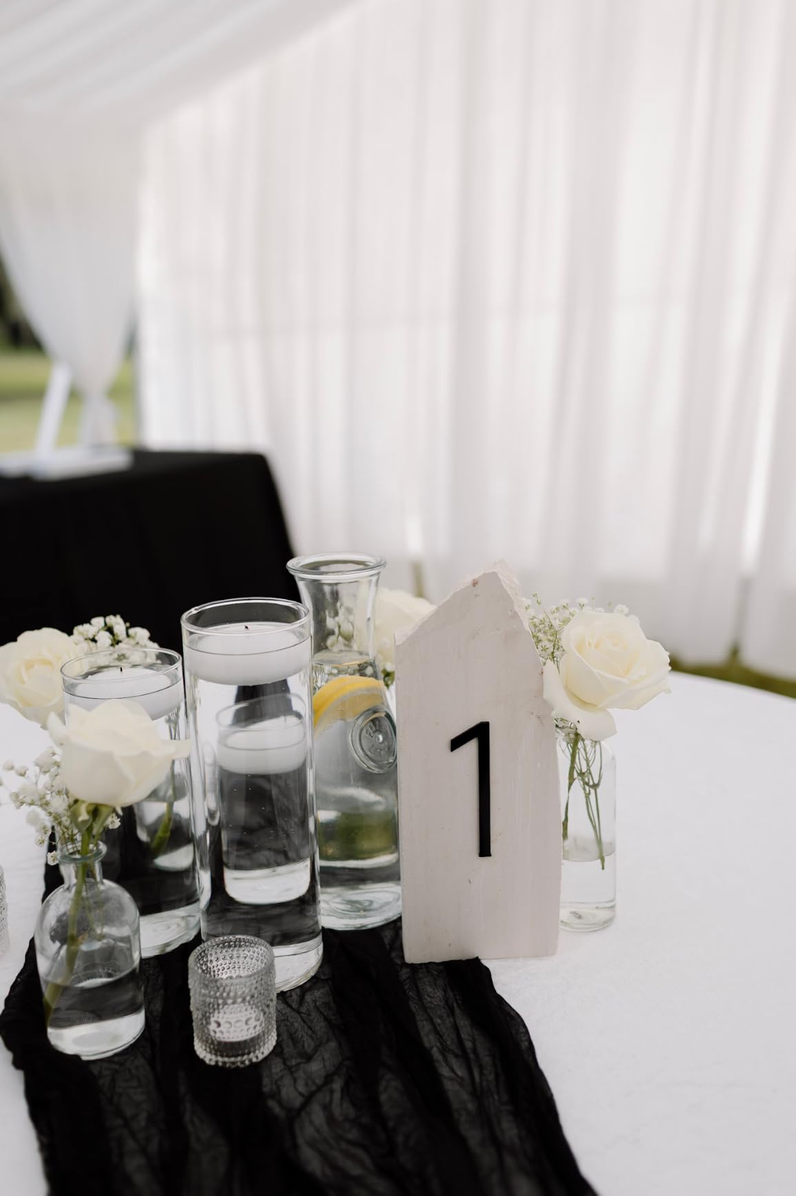 Tuyai (Set of 36) Floating Candles, 3 inch White Dripless Wax Burning Candles, for Weddings, Party, Special Occasions and Home Decorations customer photo 2
