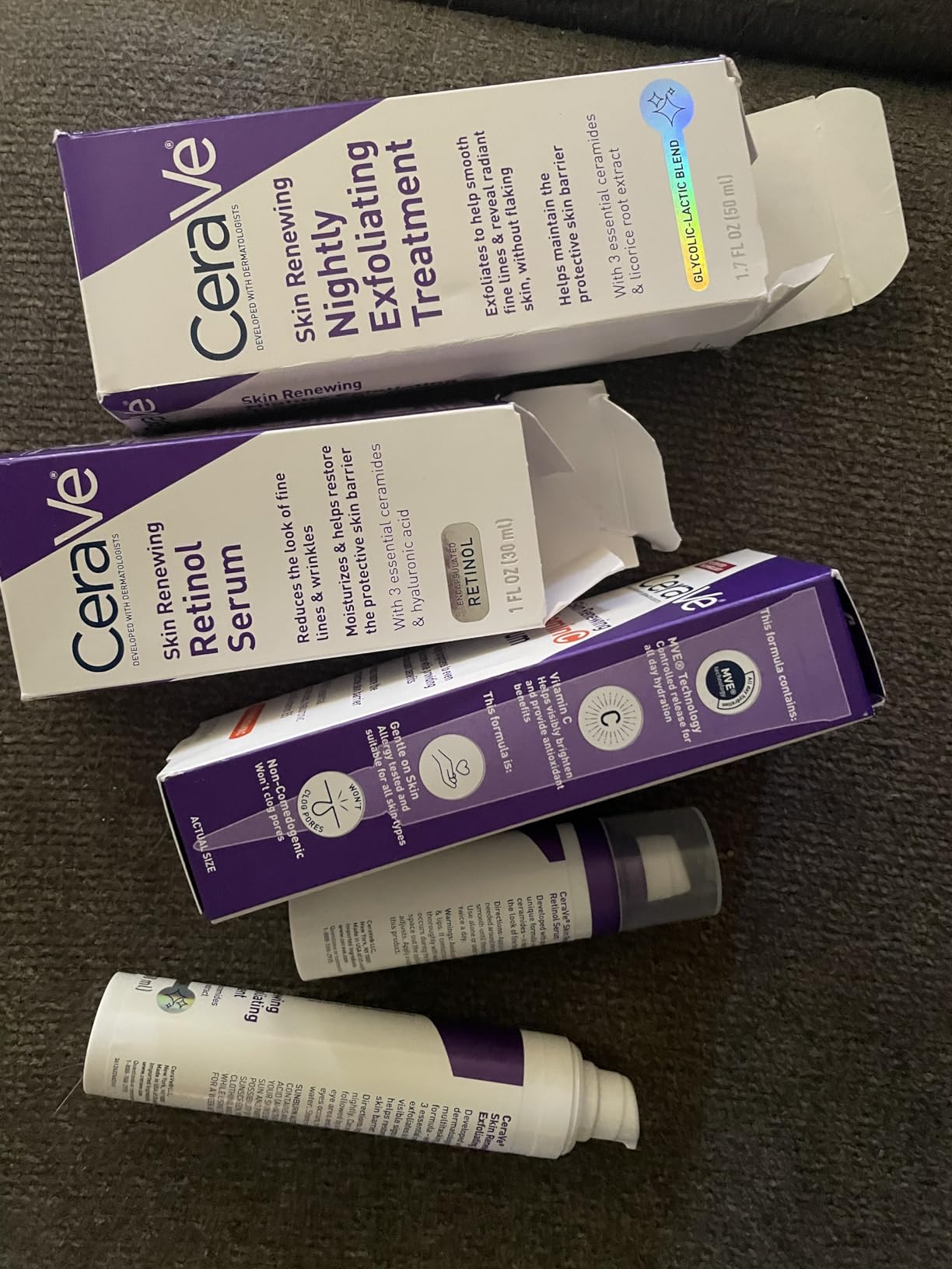 CeraVe Exfoliating Treatment, Anti Aging Serum with Glycolic Acid, 17oz customer photo 1