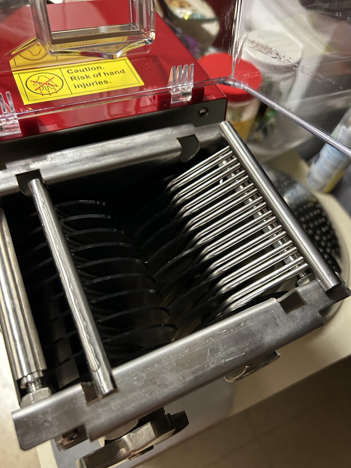 Newhai 850W Commercial Meat Cutter Machine, 3.5mm Heavy Duty Slicer 110V customer photo 2