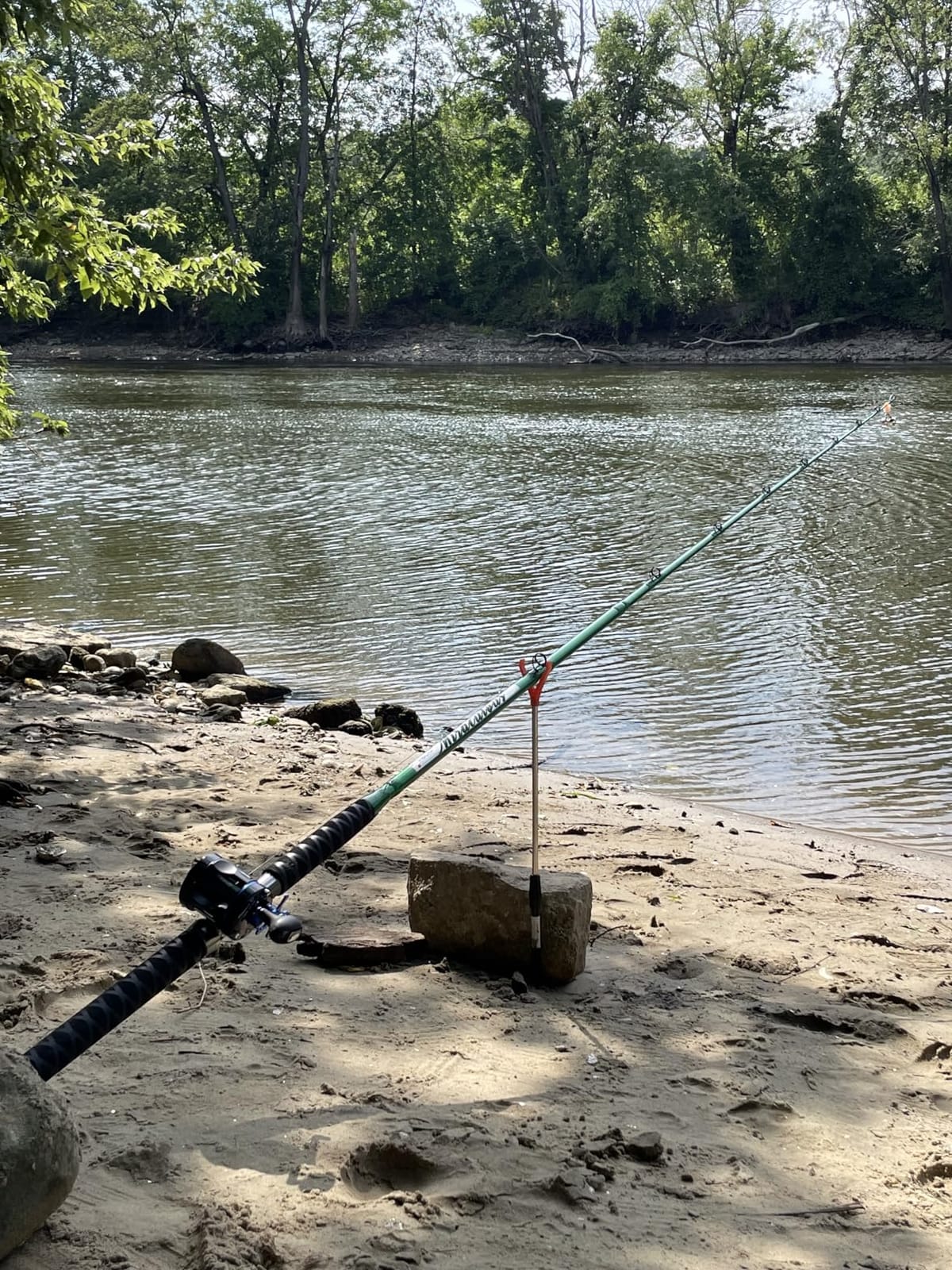 Fiblink Catfish Fishing Rod 1 Piece/2 Piece Catfishing Fishing Pole Portable Travel Heavy Cat Catfish Casting Rod (6'/6'6