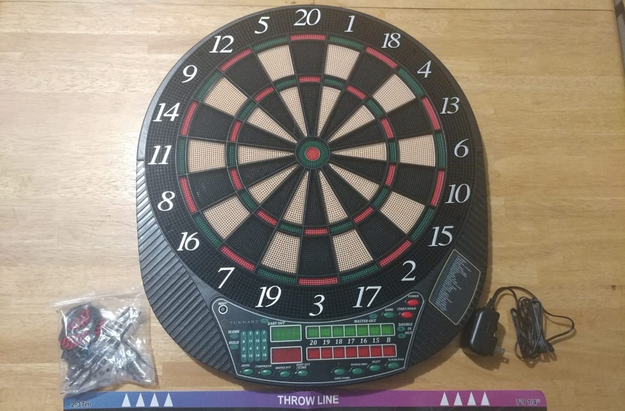 Turnart Electronic Dart Board for 16 Players LED Display customer photo 2