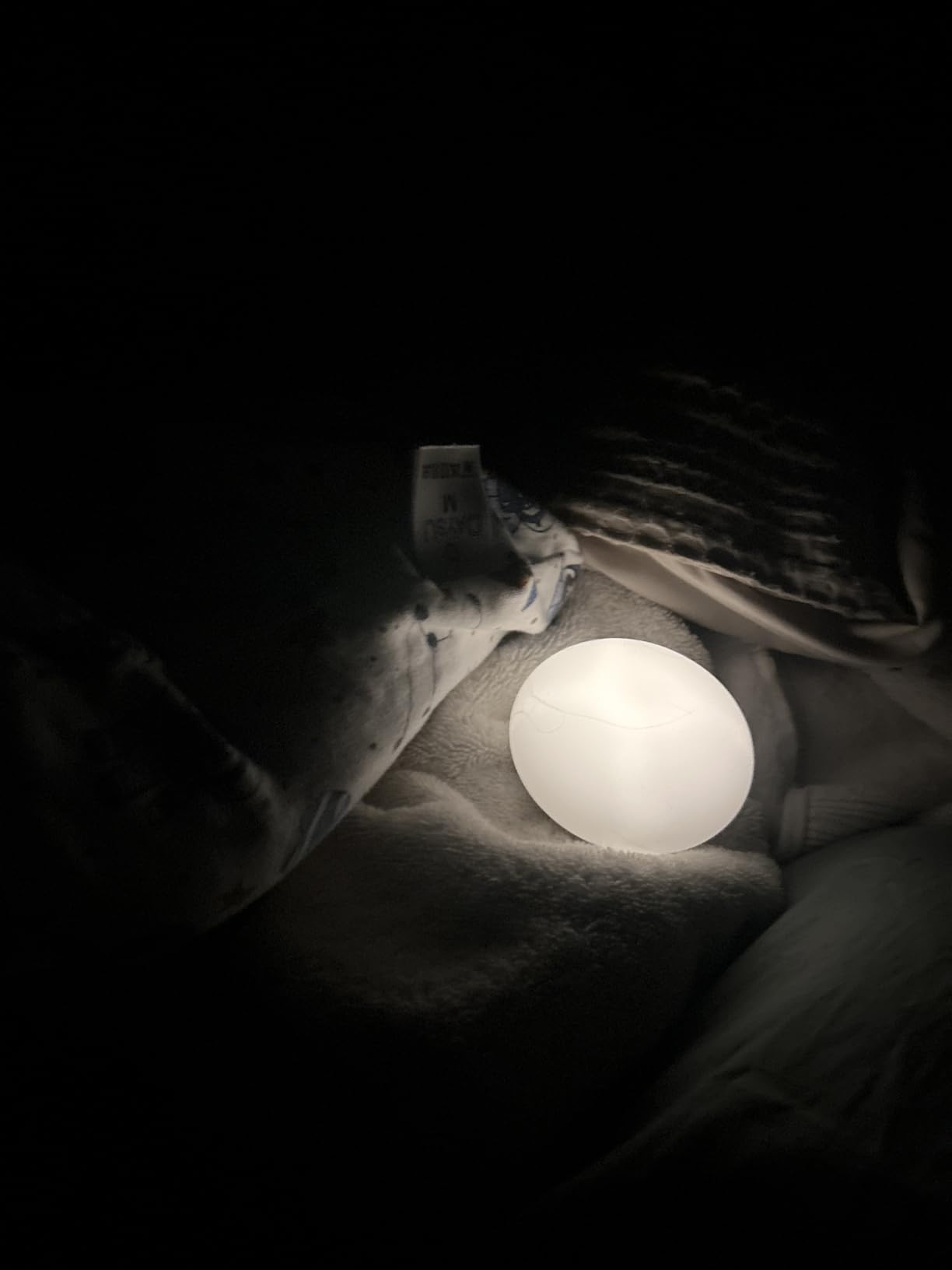 EASZZZ Baby Night Light, Egg Light for Nursery, Flip Design Touch Lamp customer photo 2