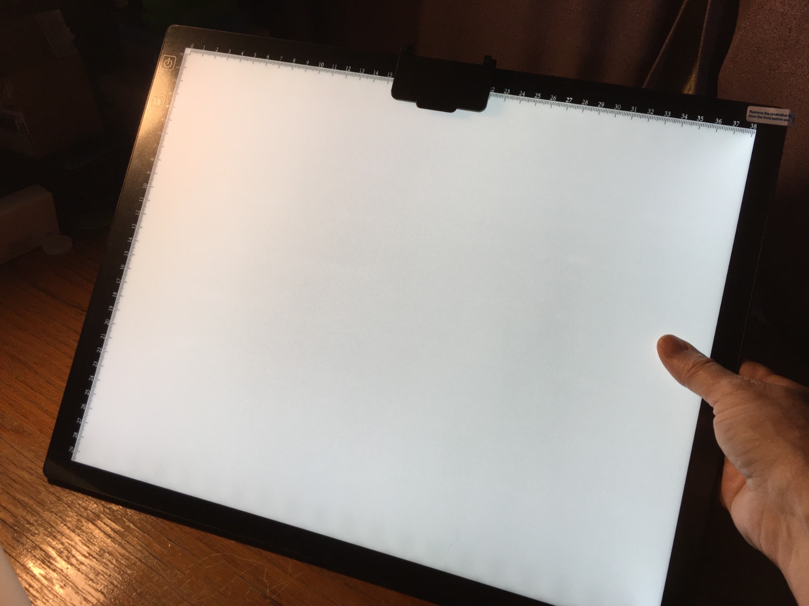 TOHETO A3 Light Pad, Rechargeable Light Board for Diamond Painting, Tracing Light Box with Stand and Clip, Light Table Lightbox for Tracing, Drawing customer photo 1