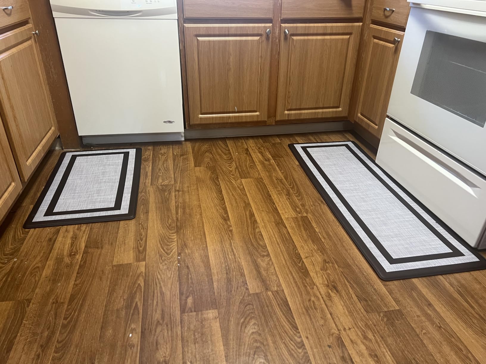 Mattitude Kitchen Mats Set of 2,Cushioned Anti-Fatigue Non-Skid Rug Sets customer photo 2