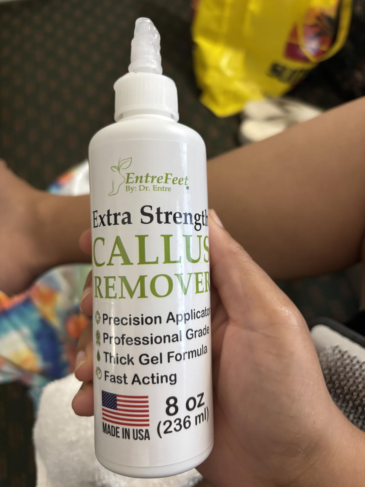 Foot Callus Remover Gel Kit: Complete At Home Callus Remover for Feet 8 oz customer photo 2