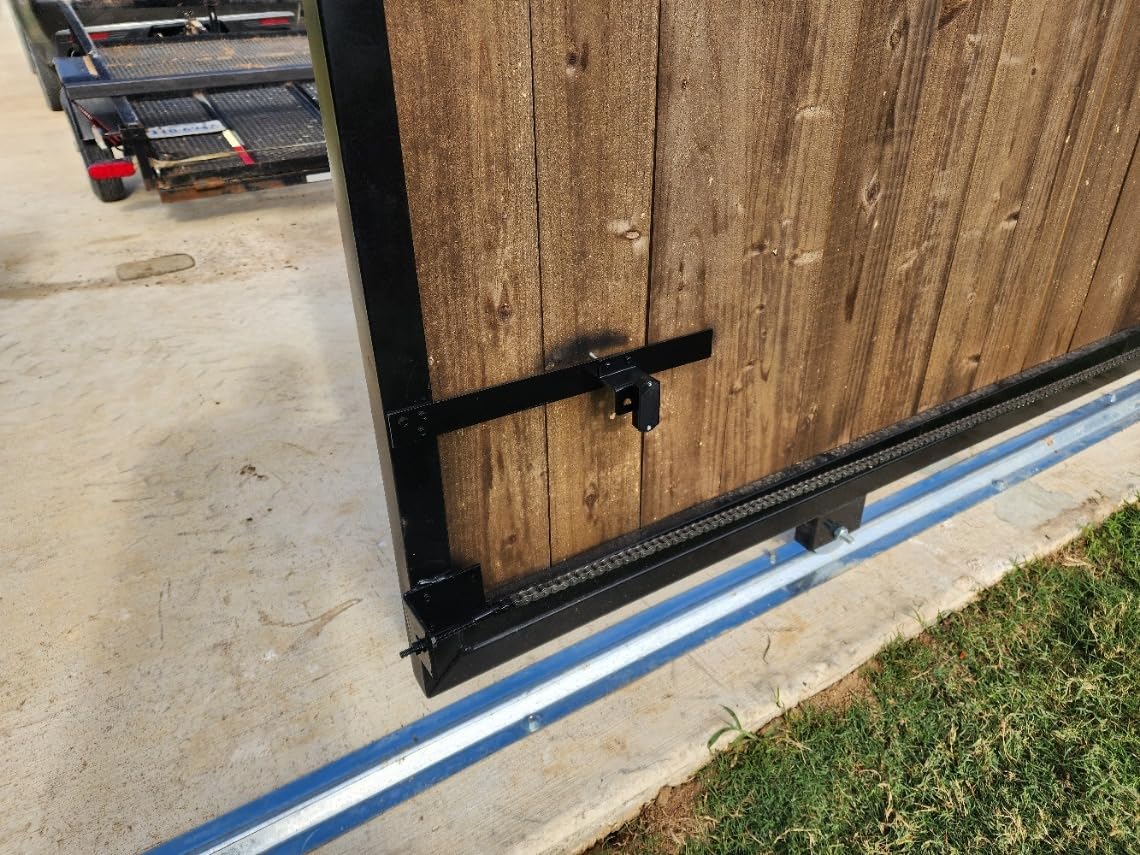 JIELI JY7 Automatic Sliding Gate Opener with 4 Remote Controls, Gate Operator Hardware Kit for Sliding Gate up to 1400 Pounds,Electric Rolling Driveway Slide Gate Motor customer photo 2