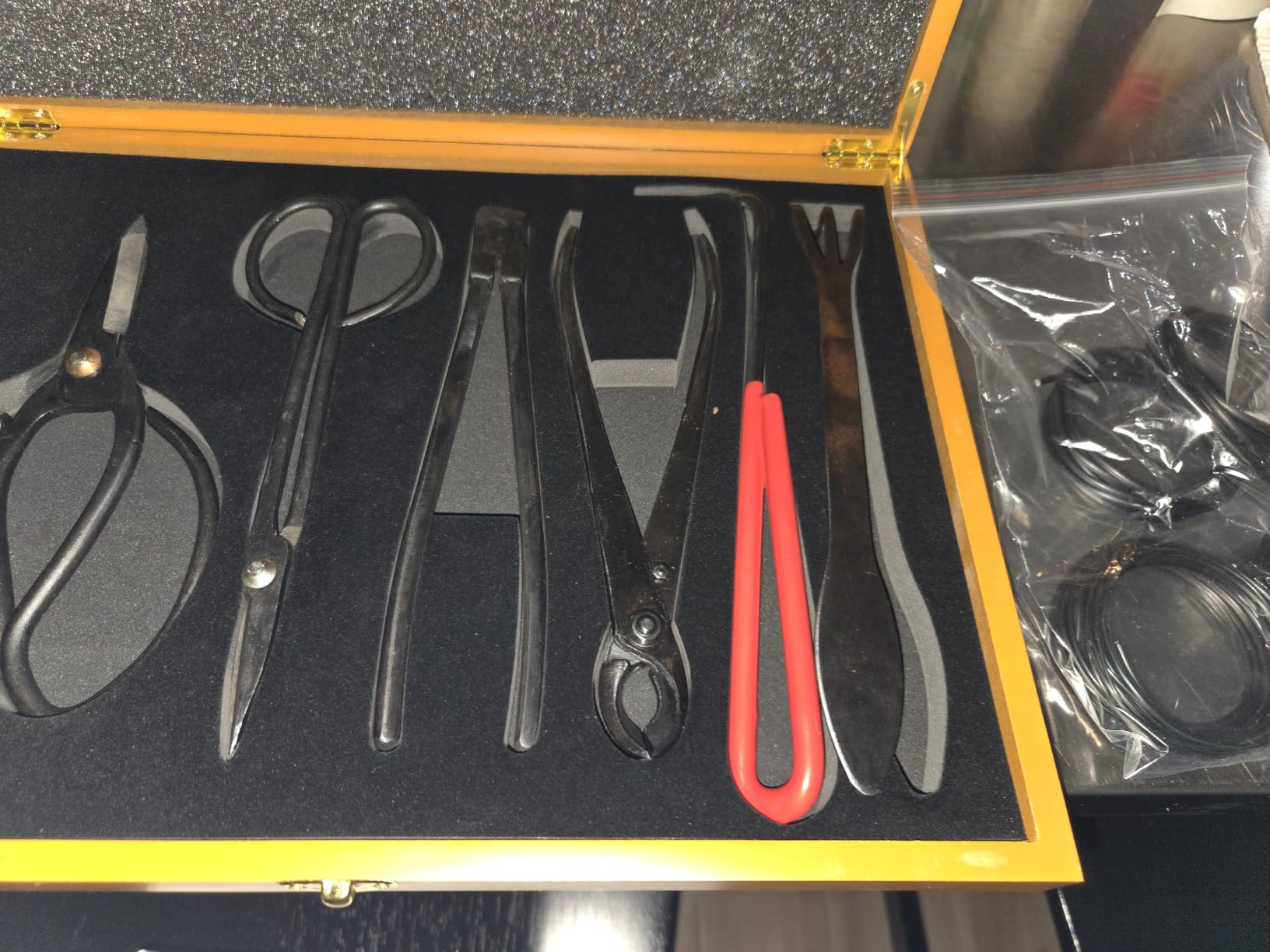 SOLIGT 12-Piece Bonsai Tools Set With Wood Box, Gift For Men Women customer photo 2