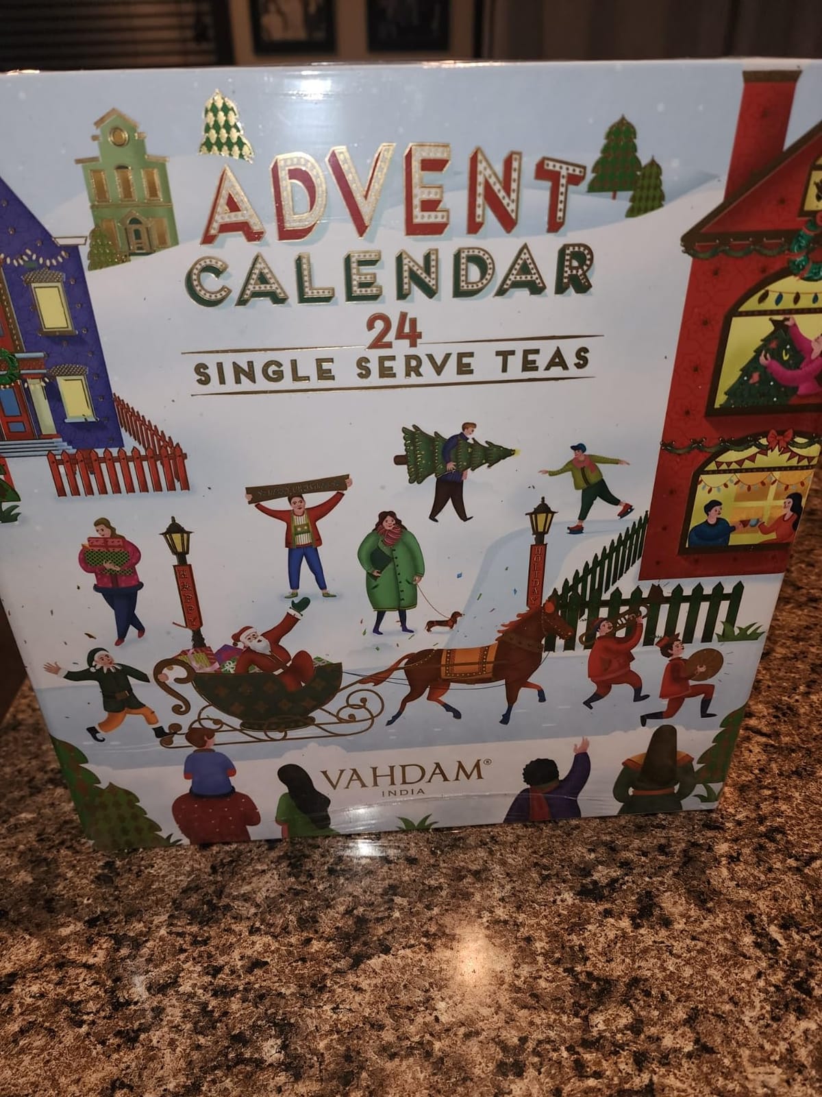 VAHDAM, Advent Calendar 2026 Tea Bags (240g/8.47oz) Limited Edition Holiday Gift Box - 24 Flavors, 5 Each | Christmas Advent Calendar 2026 for Adults | Advent Calendar 2026 Adult Women and Men customer photo 1