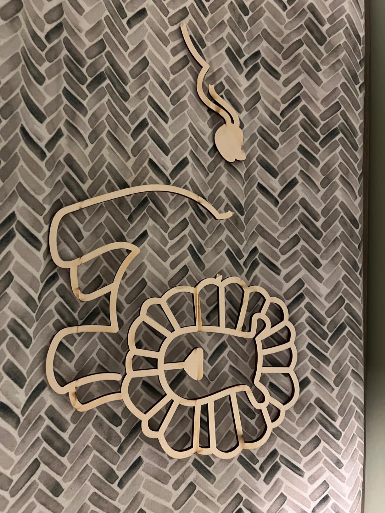 Yulejo 3 Pcs Safari Nursery Wall Decor, Lion, Elephant, Giraffe customer photo 1