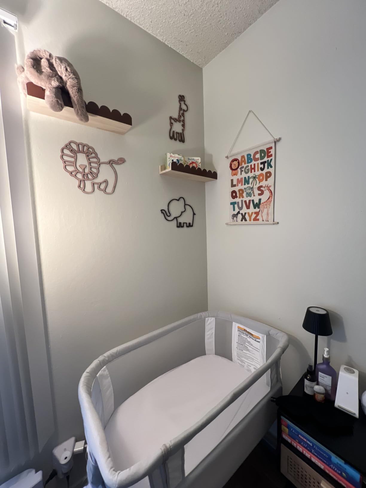 Yulejo 3 Pcs Safari Nursery Wall Decor, Lion, Elephant, Giraffe customer photo 2