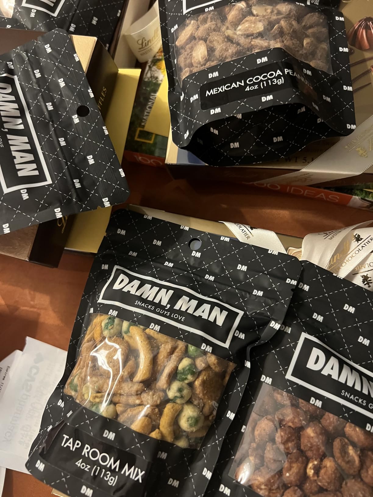 Gift Baskets for Men - Gourmet Nuts Gift Basket, Birthday Gift for Dad, Husband & Adults, Roasted Snack Box Variety, Fathers Day Gift customer photo 2