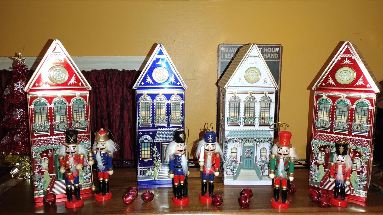 Aoriher 24 Pcs Christmas Nutcracker Ornament Small Hanging Wooden Soldier customer photo 2