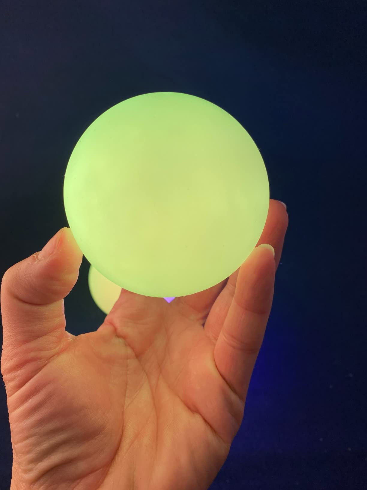 LED Juggling Glow Balls - Unique Wes Peden Model Glow.0 Technology | 20 Vibrant Color Light Modes & Patterns - micro USB Rechargeable, Soft-Core, Pro-Weighted Light Up Ball (Set of 3) customer photo 2