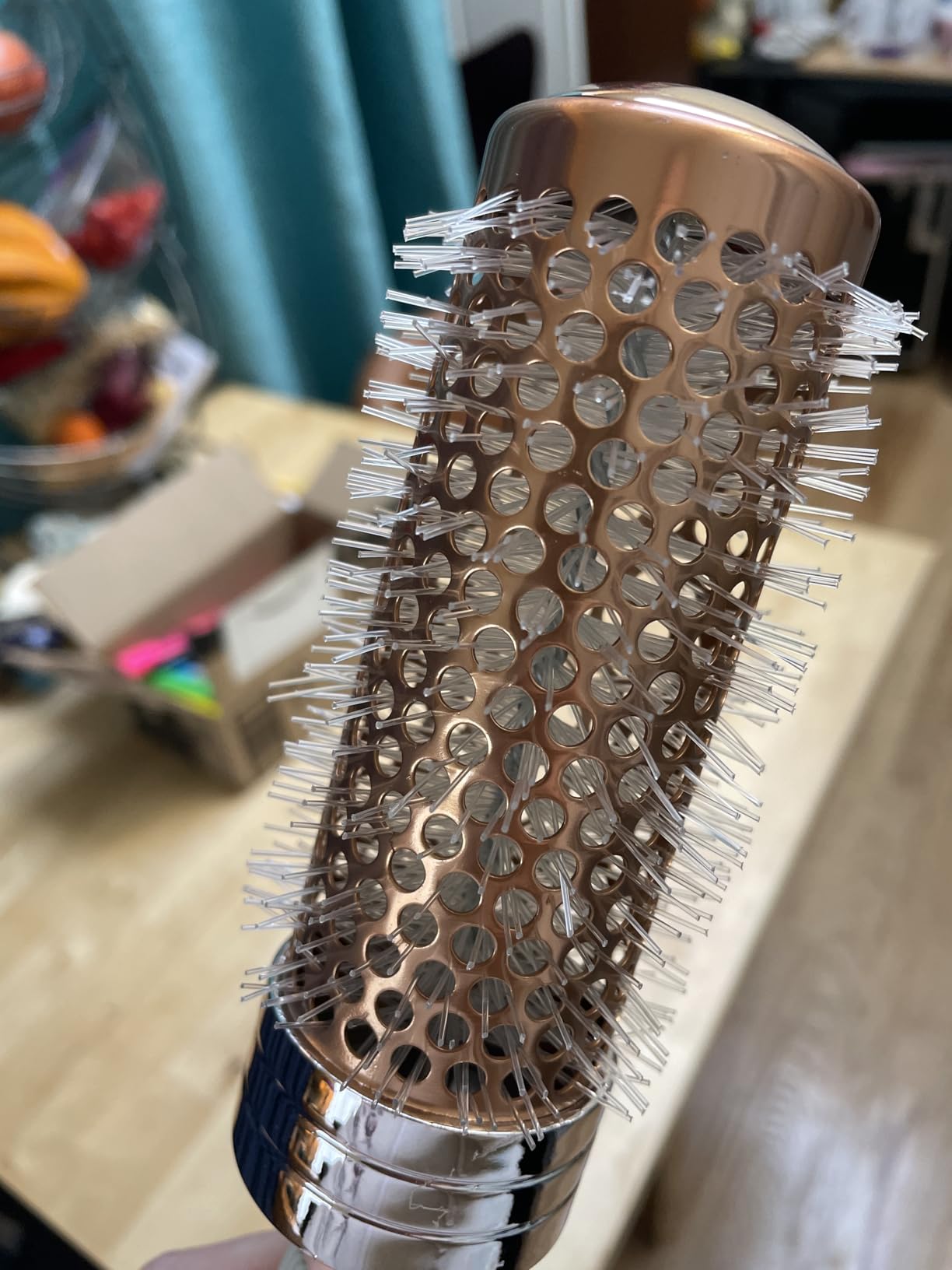 Ceramic Round Brush Set for Blowout&Boar Bristle Detangler Hair Brush customer photo 1