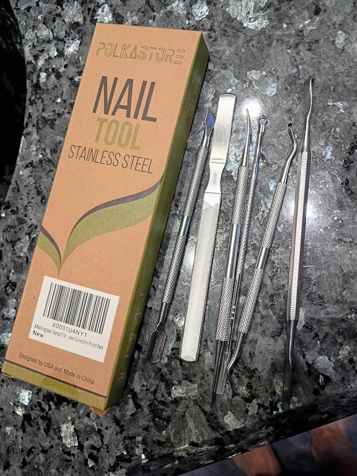 6-Pack Ingrown Toenail File and Lifters, Professional Surgical Stainless Steel Ingrown Toenail Removal Tool Kit, Manicure Treatment Pedicure Tools for Feet Under Nail Cleaner Correction Polish Pain customer photo 2