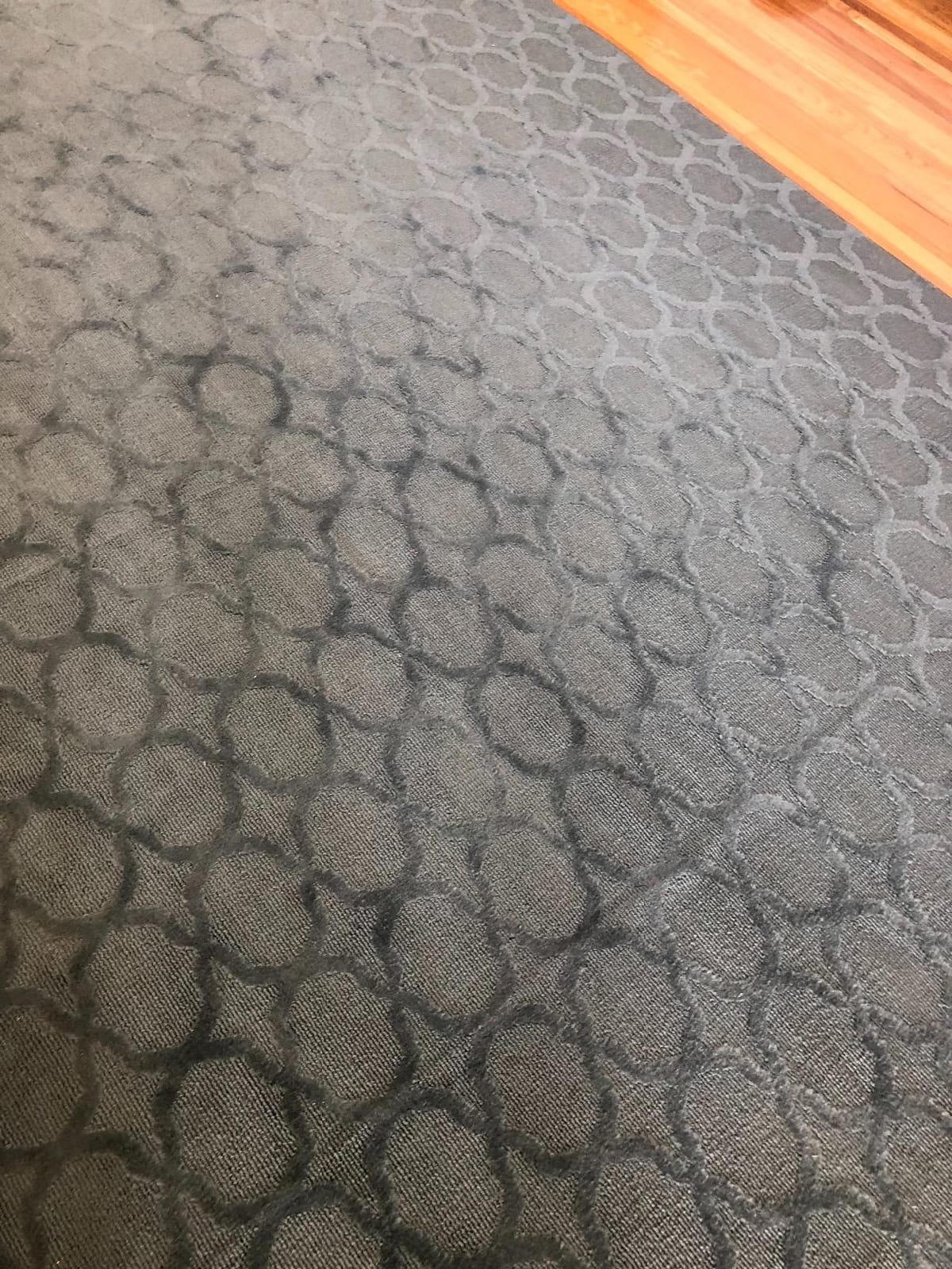Garland Rug Sparta Non Slip Polypropylene 5 Ft. X 7 Ft. Black Area Rug- Ideal for Living Rooms & Hallways, Stylish & Durable for High-Traffic Areas customer photo 2