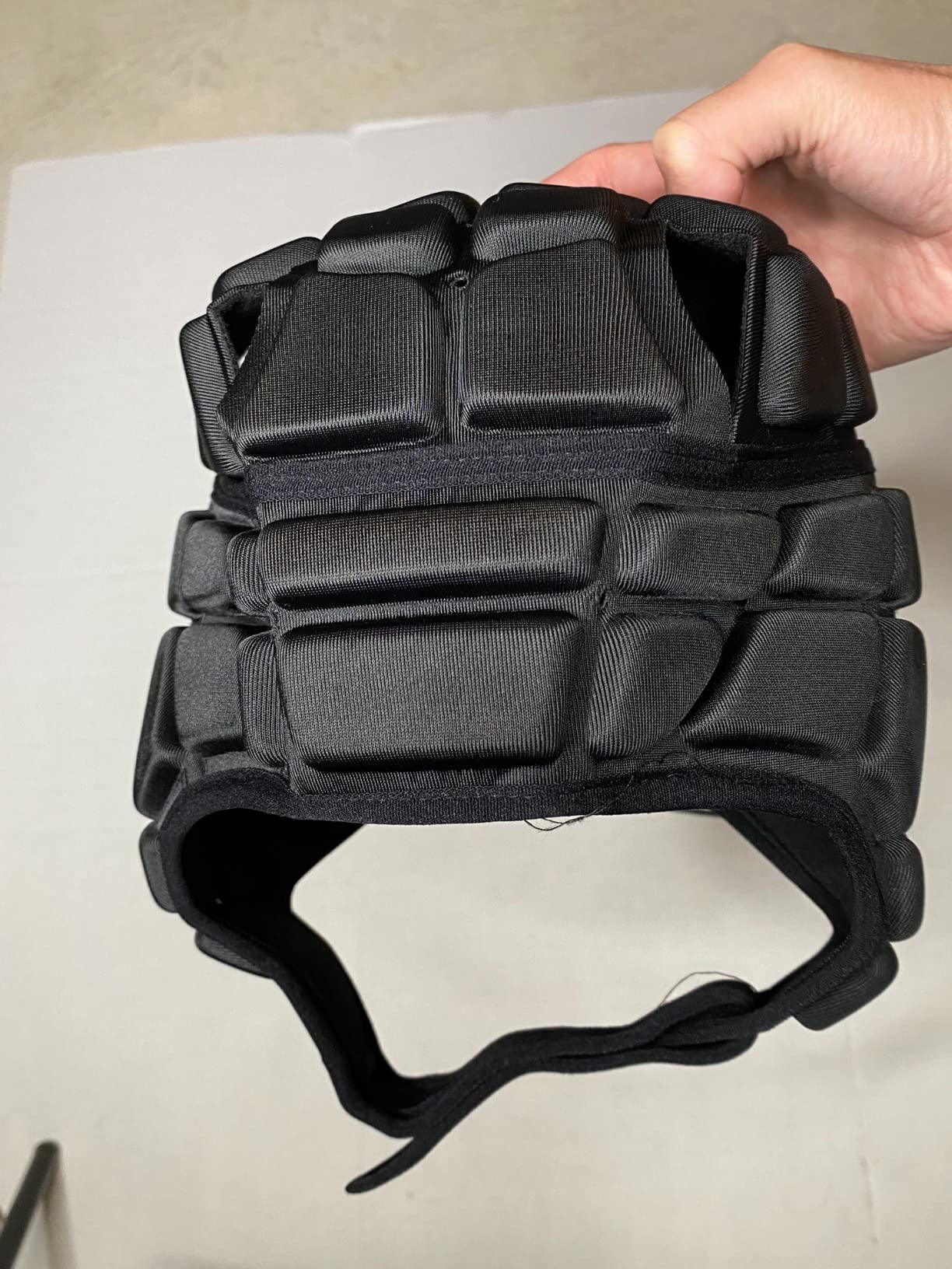 Topeter Padded Rugby Helmet, Protective Soft Shell Headgear Hats customer photo 1