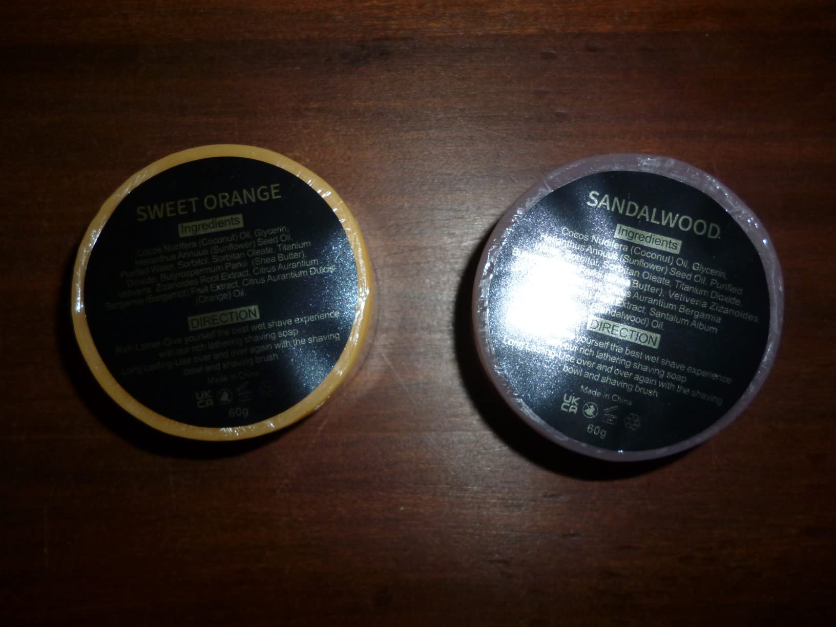 Straight Razor Shaving Kit for Men - 2 Packs Shaving Soap, Straight Edge Razor, Shaving Cream, Brush & Bowl - Unique Gifts Set for Men, Him, Dad - Stocking Stuffers,Father’s Day (Sweat Orange) customer photo 2