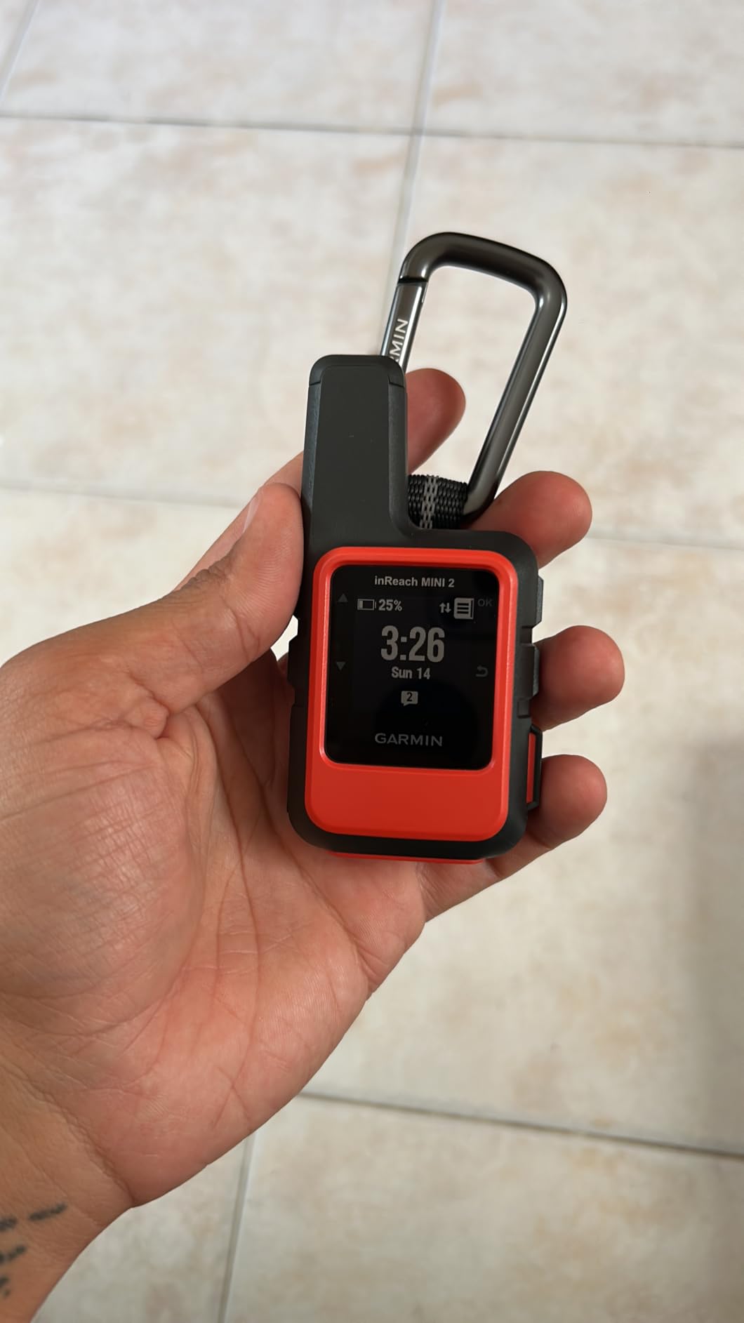 Garmin inReach® Mini 2, Satellite Communicator, Orange customer photo 2