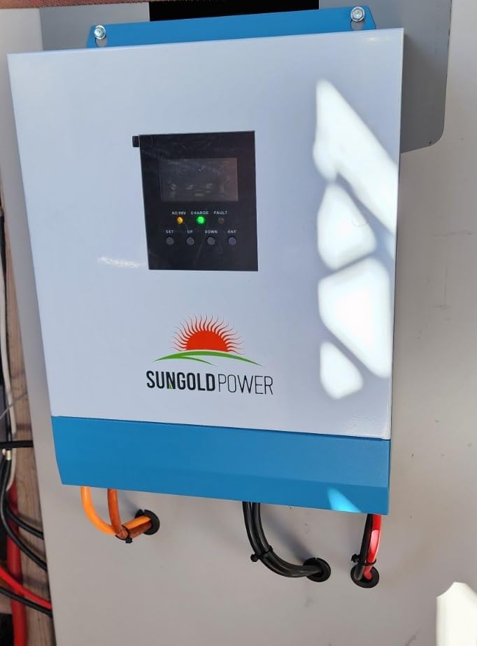 3000W DC 24V Pure Sine Wave Inverter with 80A MPPT Solar Charger (MPPT Voltage Range 120V-400Vdc), 40A AC Battery Charger, Solar Inverter Charger Manufactured by SunGoldPowerCo.,Ltd (Upgraded) customer photo 2