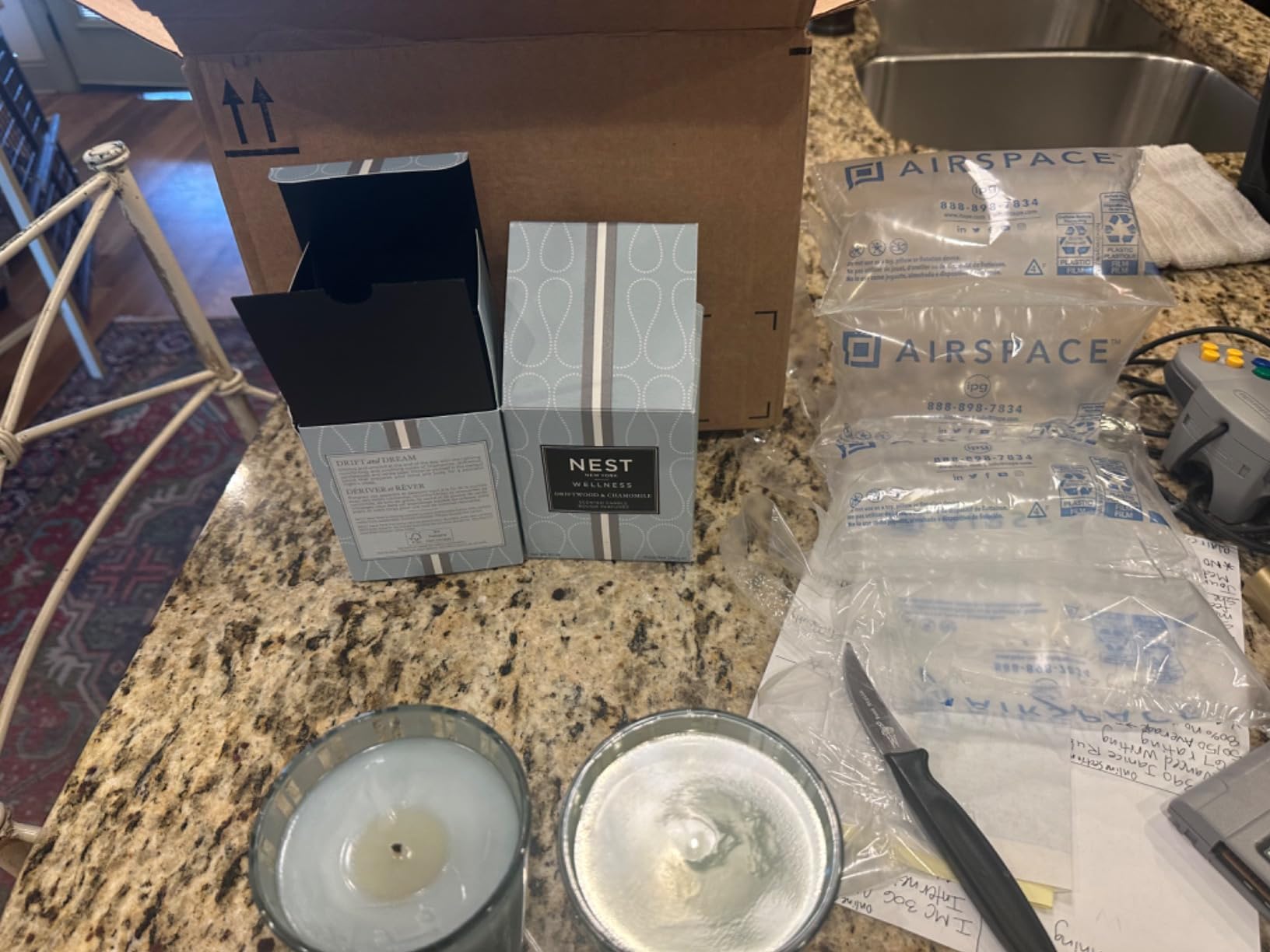 NEST New York Scented Classic Candle, Driftwood & Chamomile - 8.1 oz - Up to 60-Hour Burn Time - Reusable Glass Vessel customer photo 2