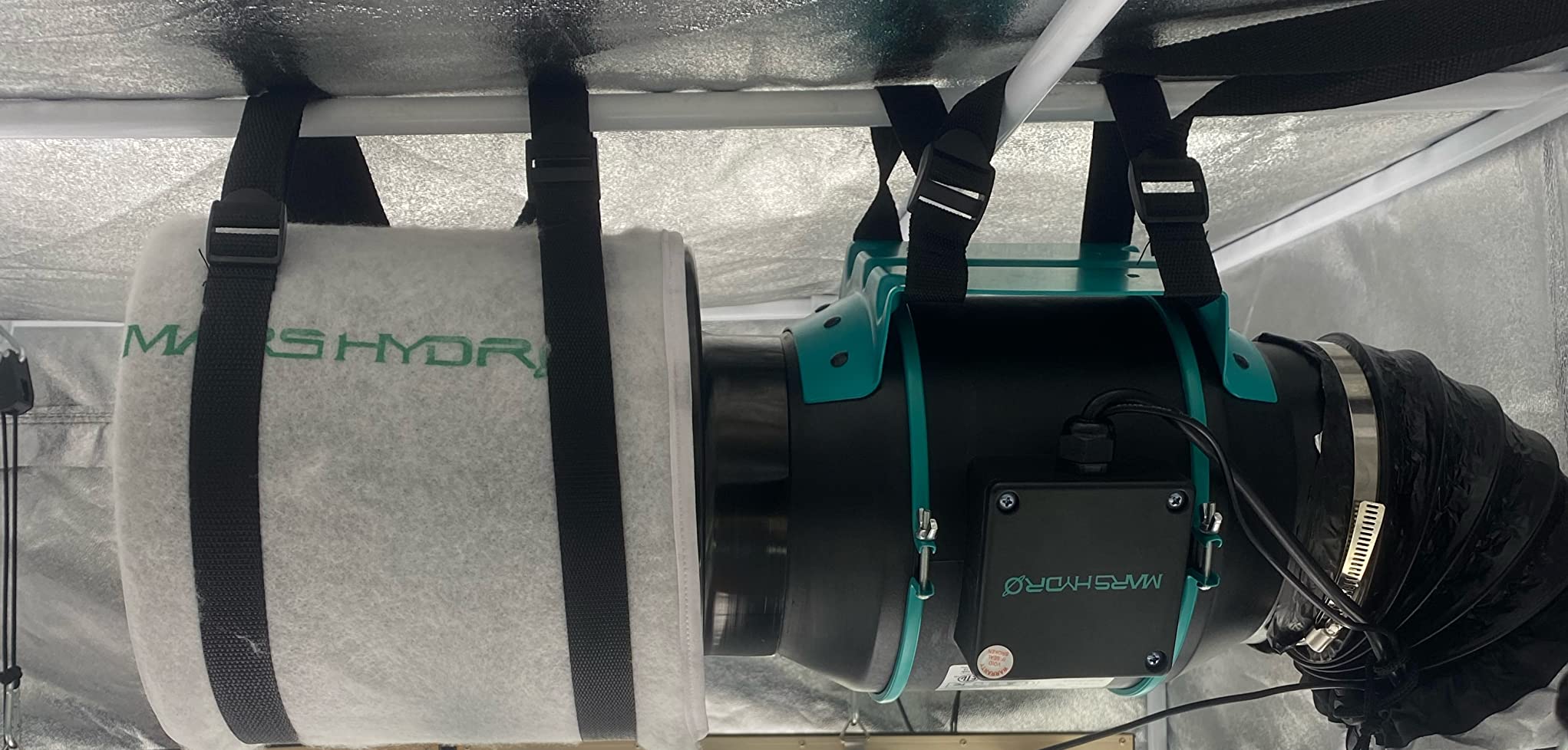 MARS HYDRO 6 Inch Carbon Filter & Pre-Filter for Inline Fan,Grow Tent customer photo 1