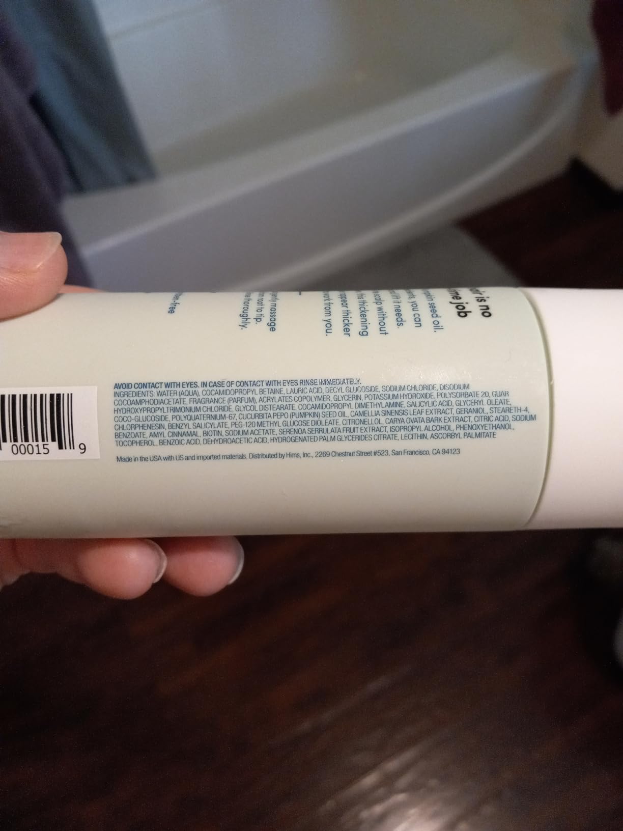 hers Triple Threat Shampoo & Conditioner Set, Biotin, Napa Rose, 6.4 Fl Oz customer photo 1