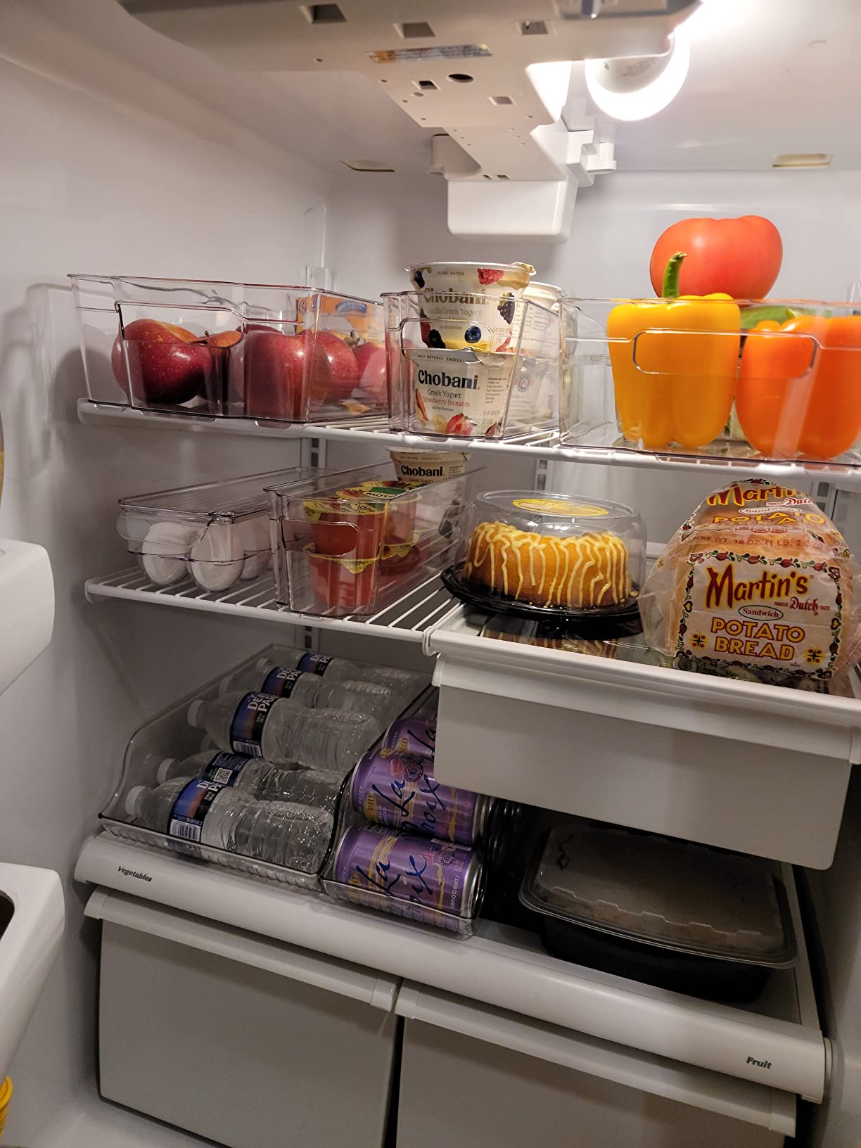 Sorbus Fridge Organizers and Storage Bins for Pantry & Fridge (8 Piece Set) | Stackable design maximizes shelf and cabinet space; useful for refrigerator, freezer and household organization customer photo 2