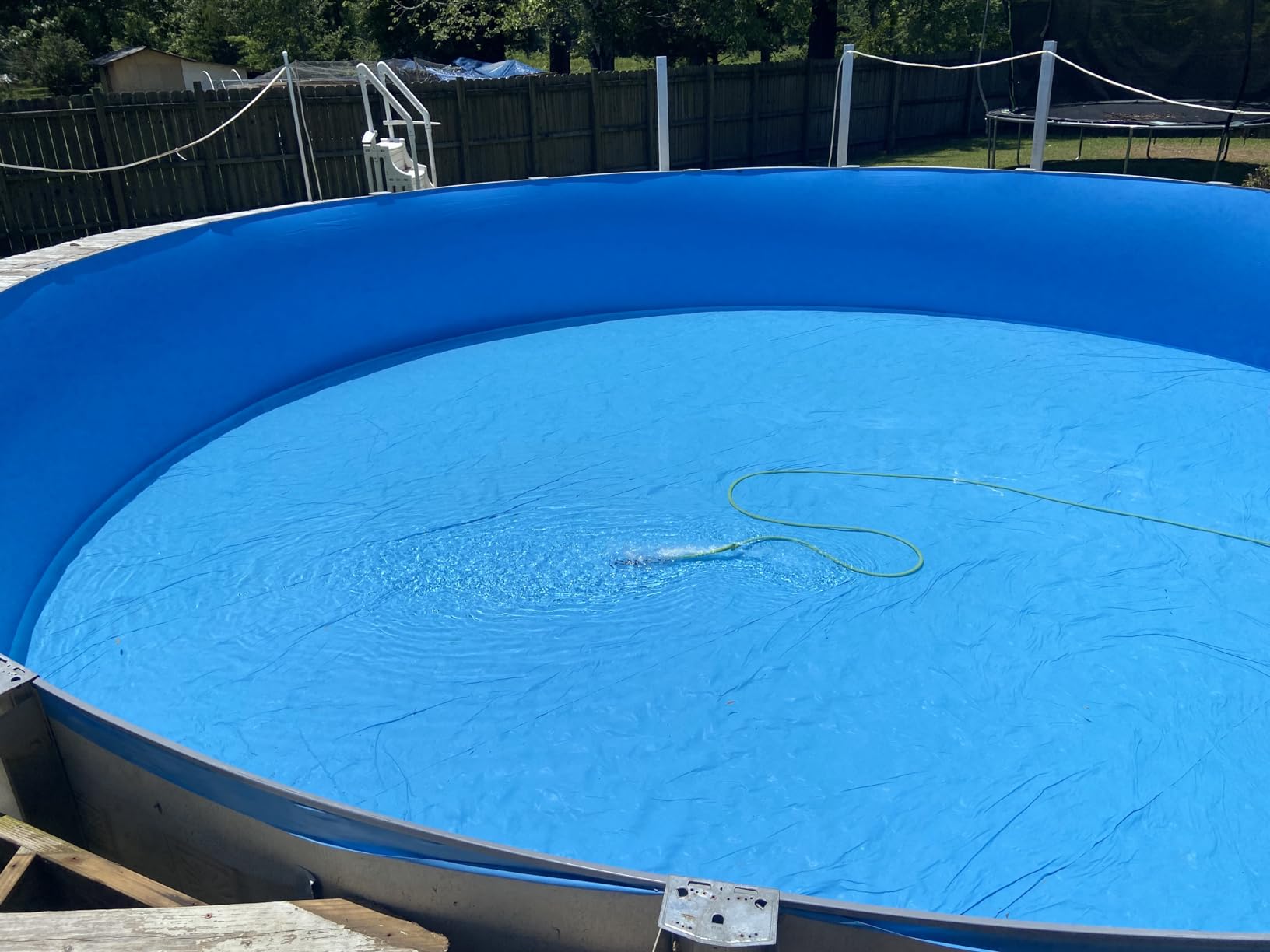 Blue Wave 15 ft Round Overlap Pool Liner for Above Ground Pools, Blue customer photo 1