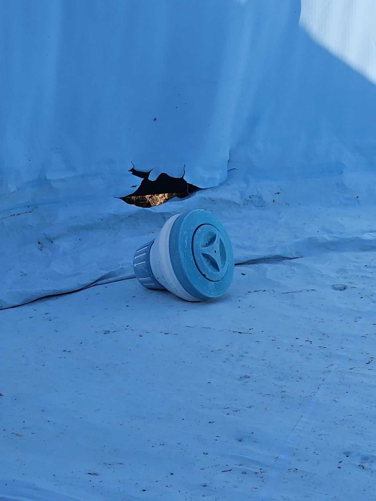 Blue Wave 15 ft Round Overlap Pool Liner for Above Ground Pools, Blue customer photo 2