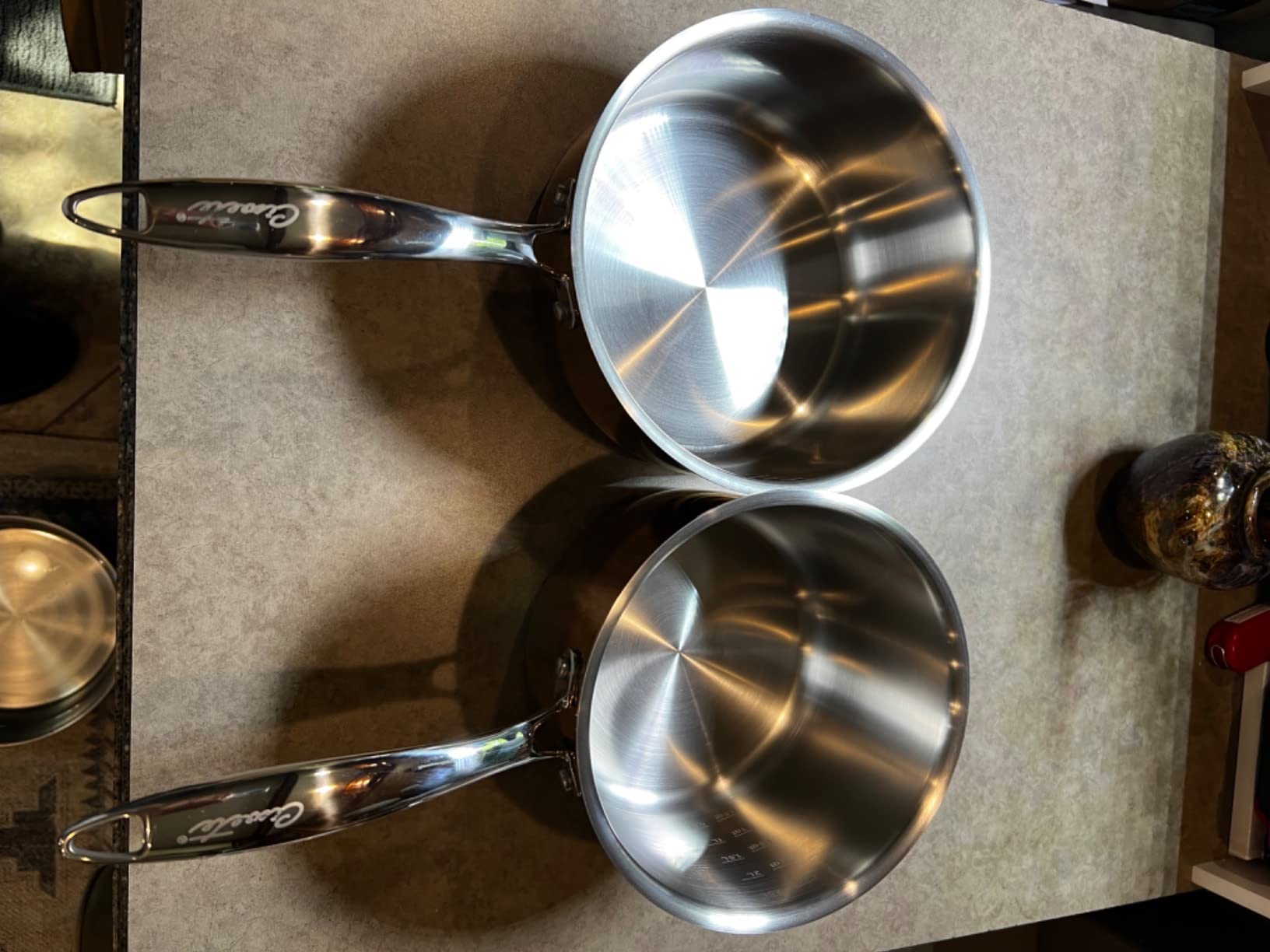 10-Piece Fully Clad Tri-Ply Stainless Steel Cookware Set, Copper Finish customer photo 2