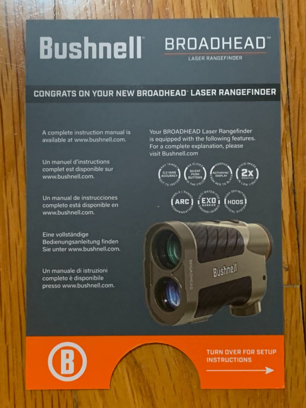 Bushnell Broadhead Hunting Laser Rangefinder customer photo 1