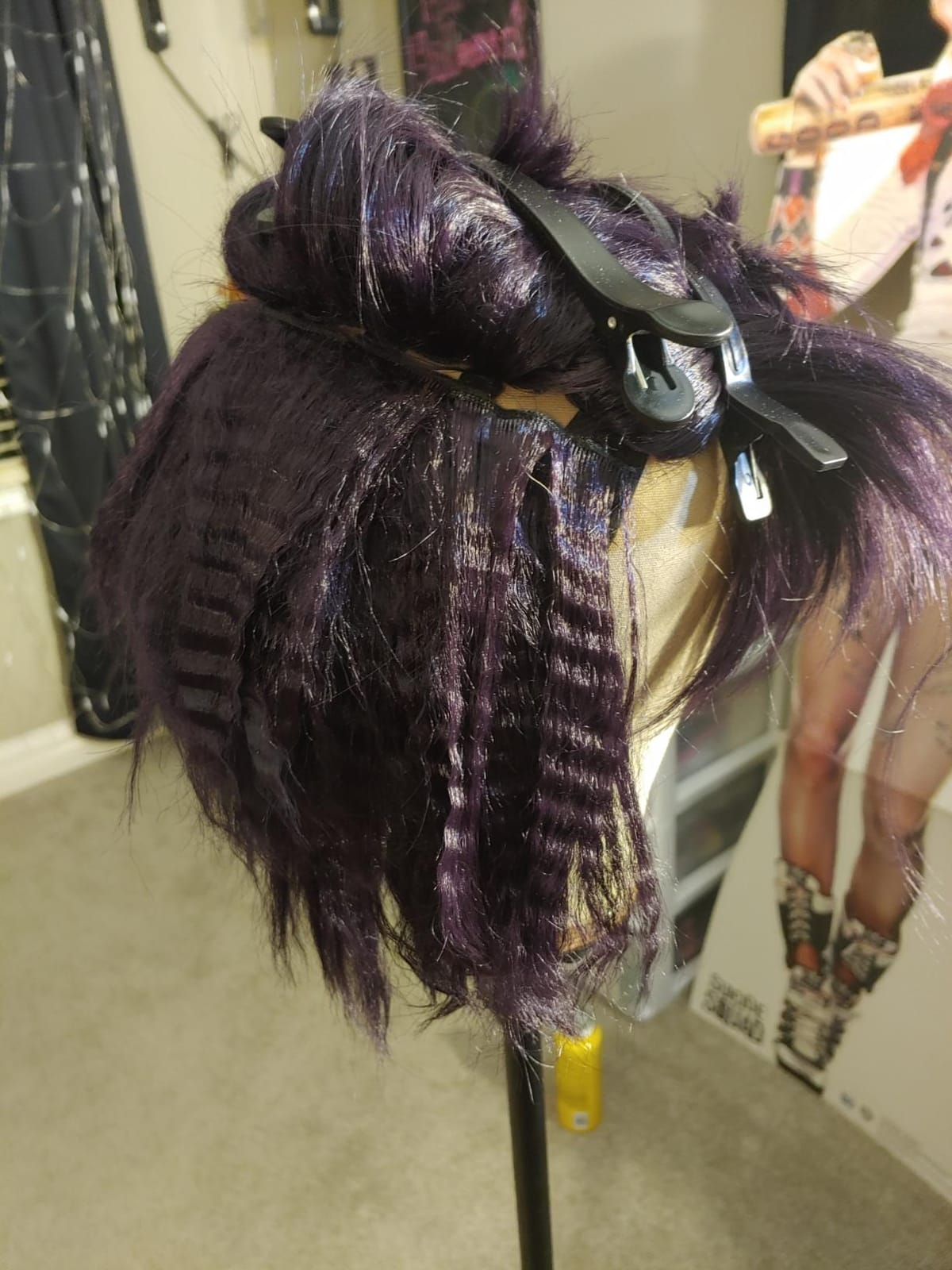 MBHAIR Ceramic Crimper Iron Volumizing Fluffy Hair, Anti Static Adj Temp customer photo 1