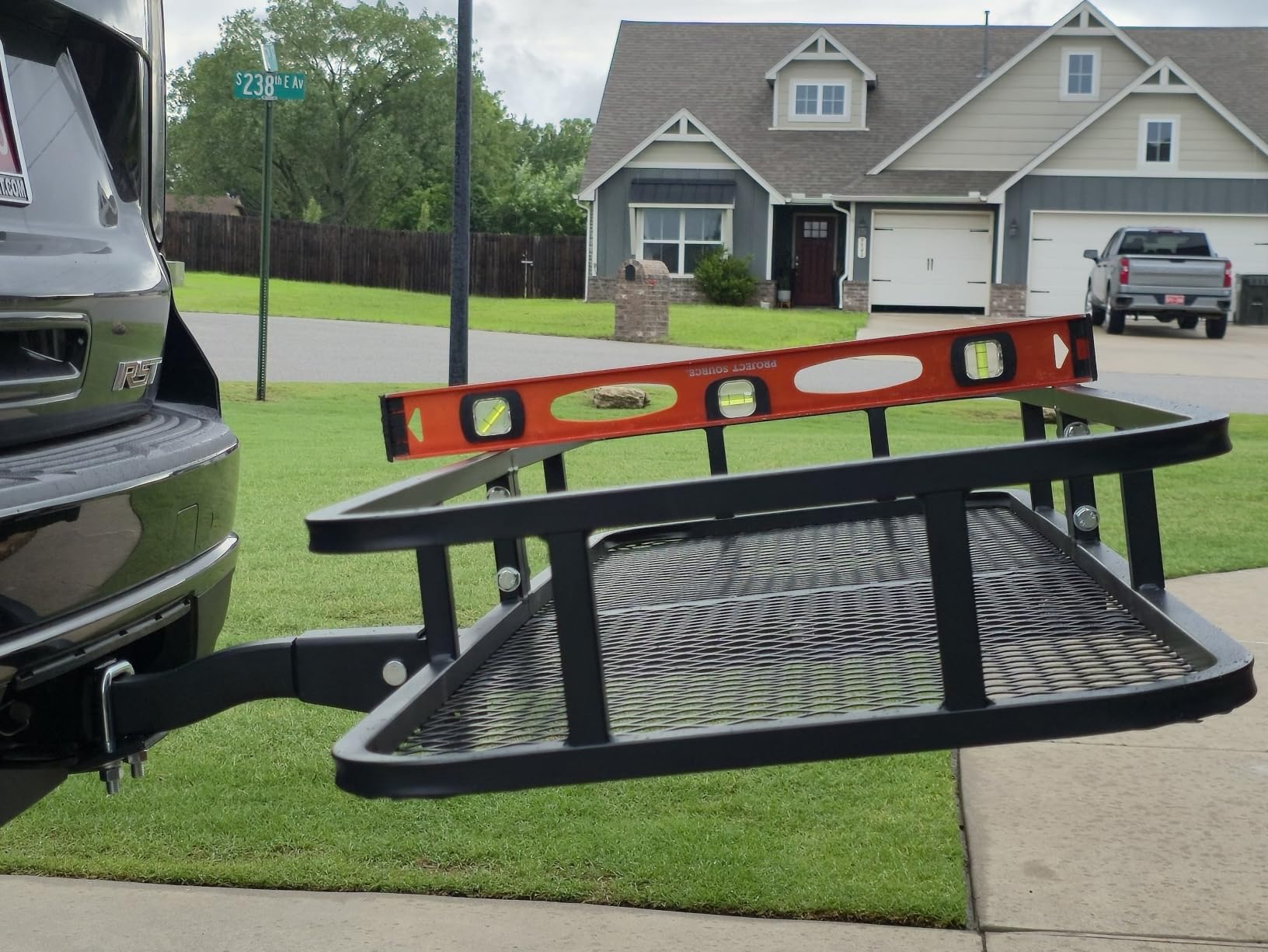 WEIZE Folding Hitch Mount Cargo Carrier Basket 60