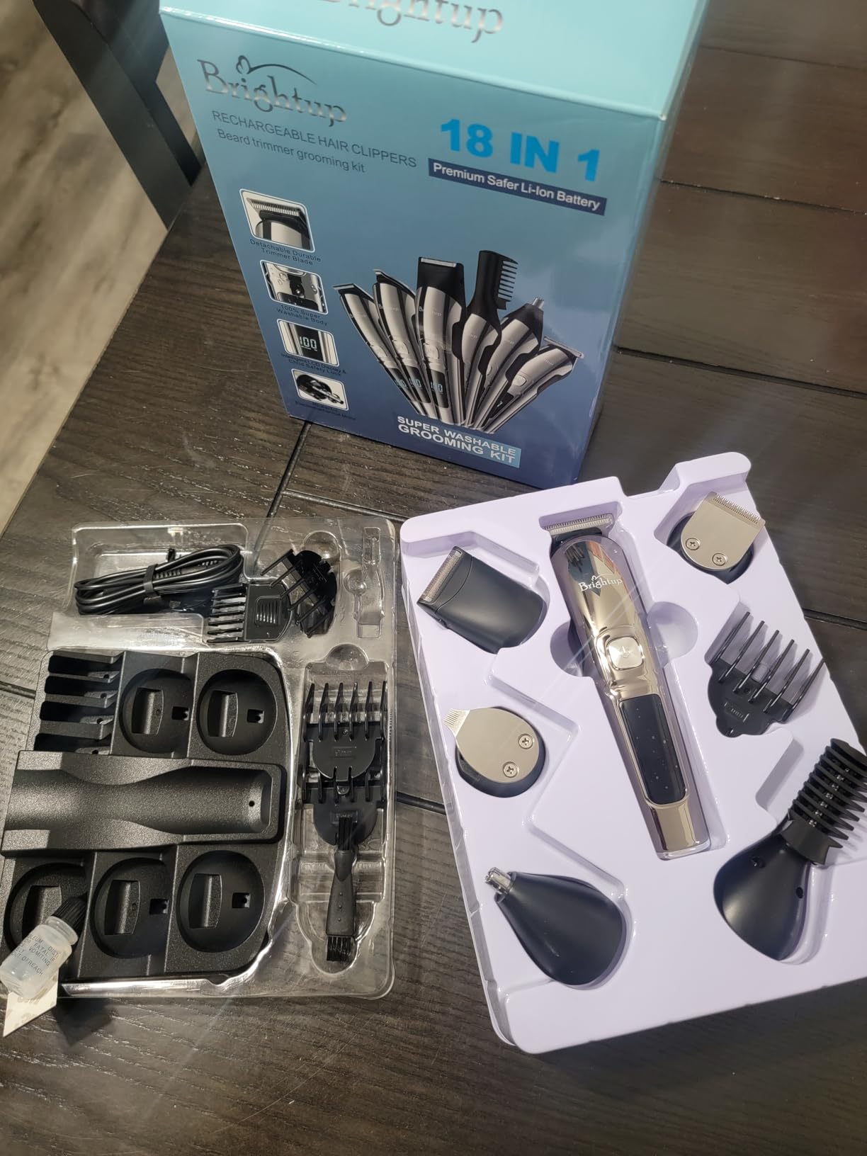 Brightup Beard Trimmer for Men - Electric Razor & Shaver customer photo 1