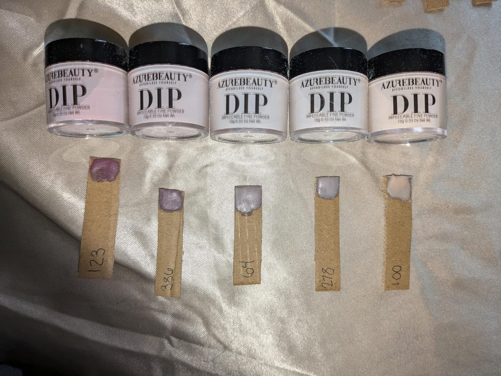AZUREBEAUTY 32 Colors Fall Dip Powder Nail Kit Starter 42Pcs | 32 Colors Fall Green Nude Brown Blue Dipping Powder Set with Top/Base Coat & Recycling Tray for French Art Manicure Salon customer photo 1