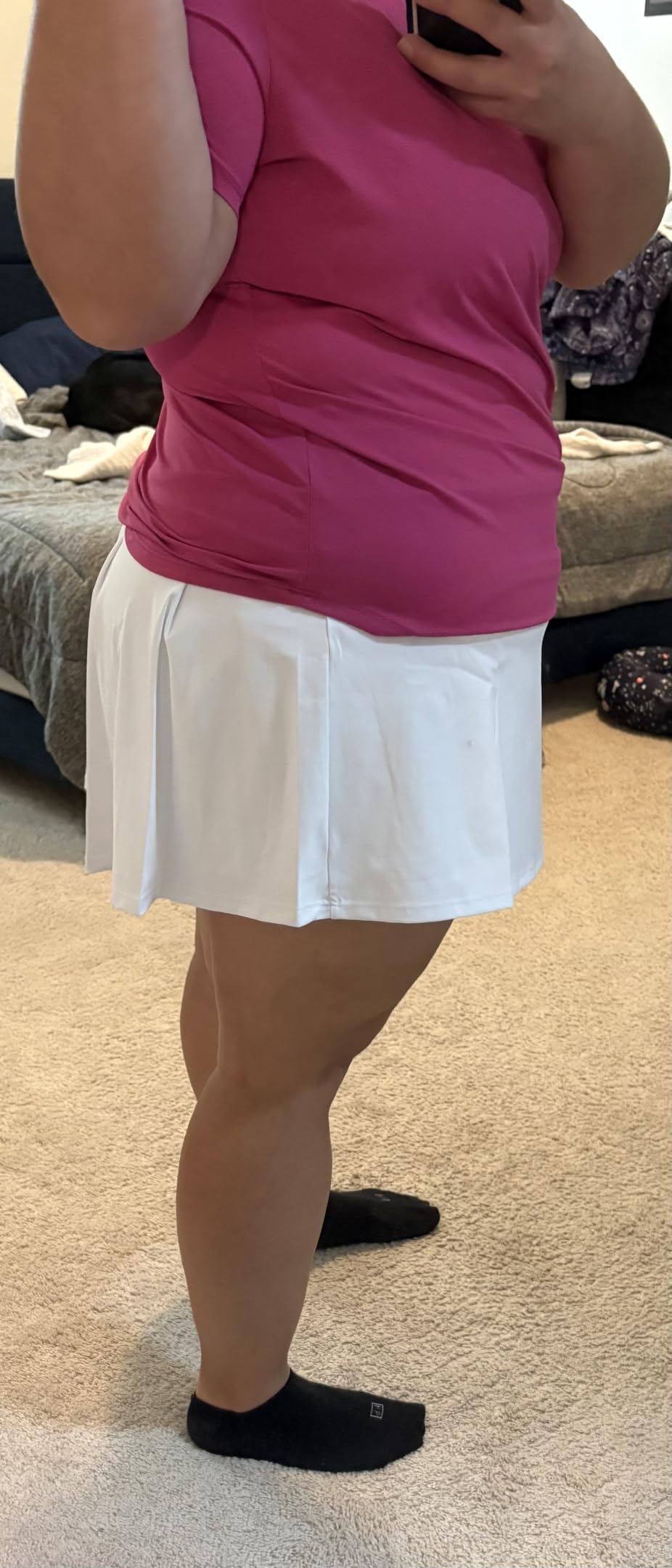 Stelle Women Tennis Skirt High Waisted Athletic Golf Skorts with Pockets customer photo 1