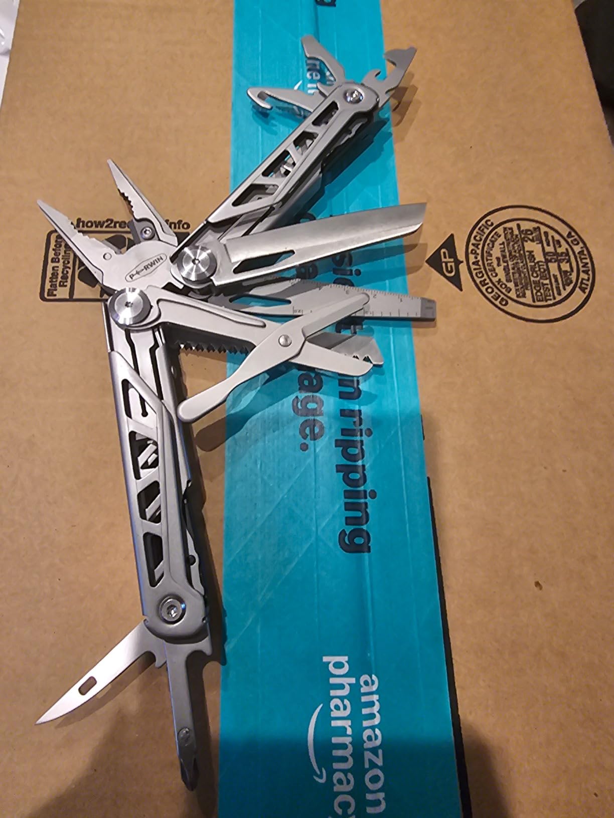 PERWIN Multitool, 17-in-1 Stainless Steel Multi Tool Pliers with Self-Locking, Pocket Knife, Nylon Sheath, Professional (EDC) Multi-Tool for Survival, Camping and Hunting, Hiking, Gifts for Men customer photo 2