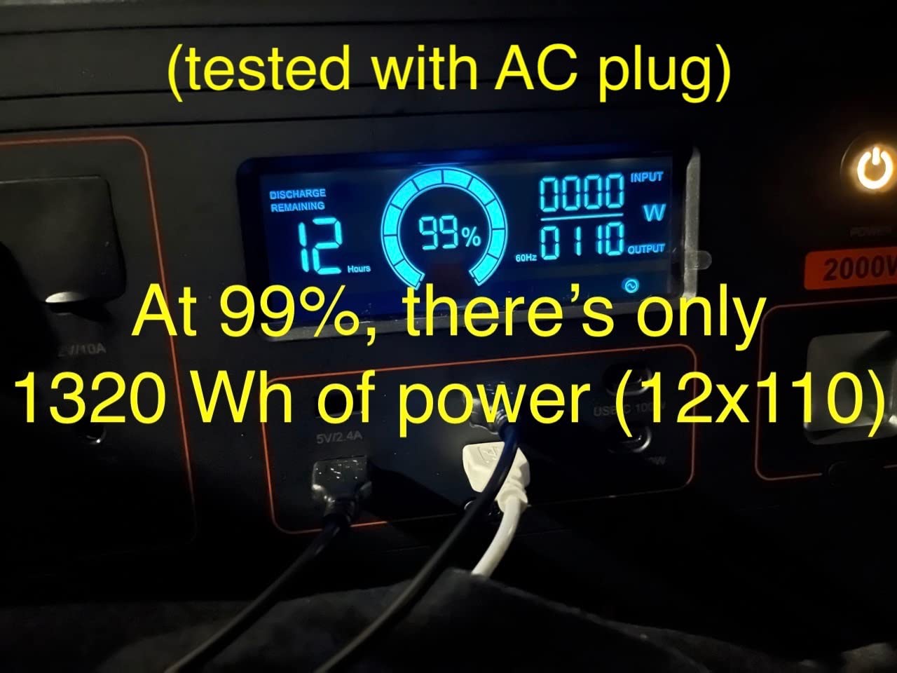 Portable Power Station 500W (Peak 1000W), 519.48Wh Outdoor Solar Generator customer photo 1